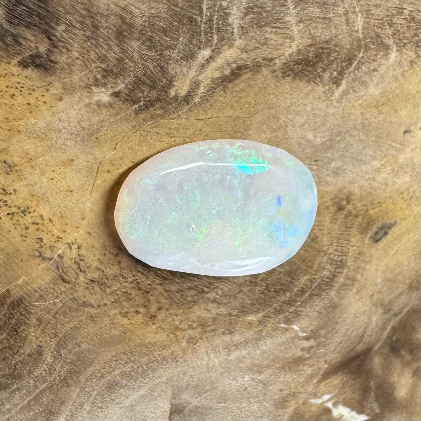 Hand-Cut Solid Lightning Ridge Opal 1.2carat