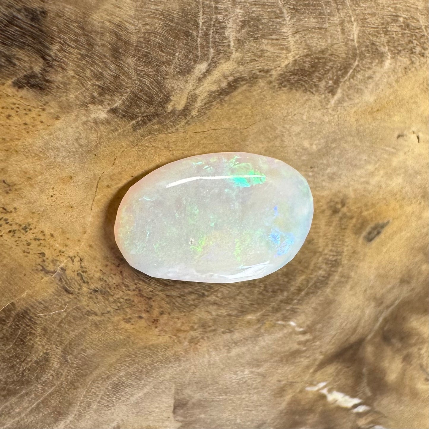 Hand-Cut Solid Lightning Ridge Opal 1.2carat