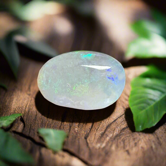 Hand-Cut Solid Lightning Ridge Opal 1.2carat