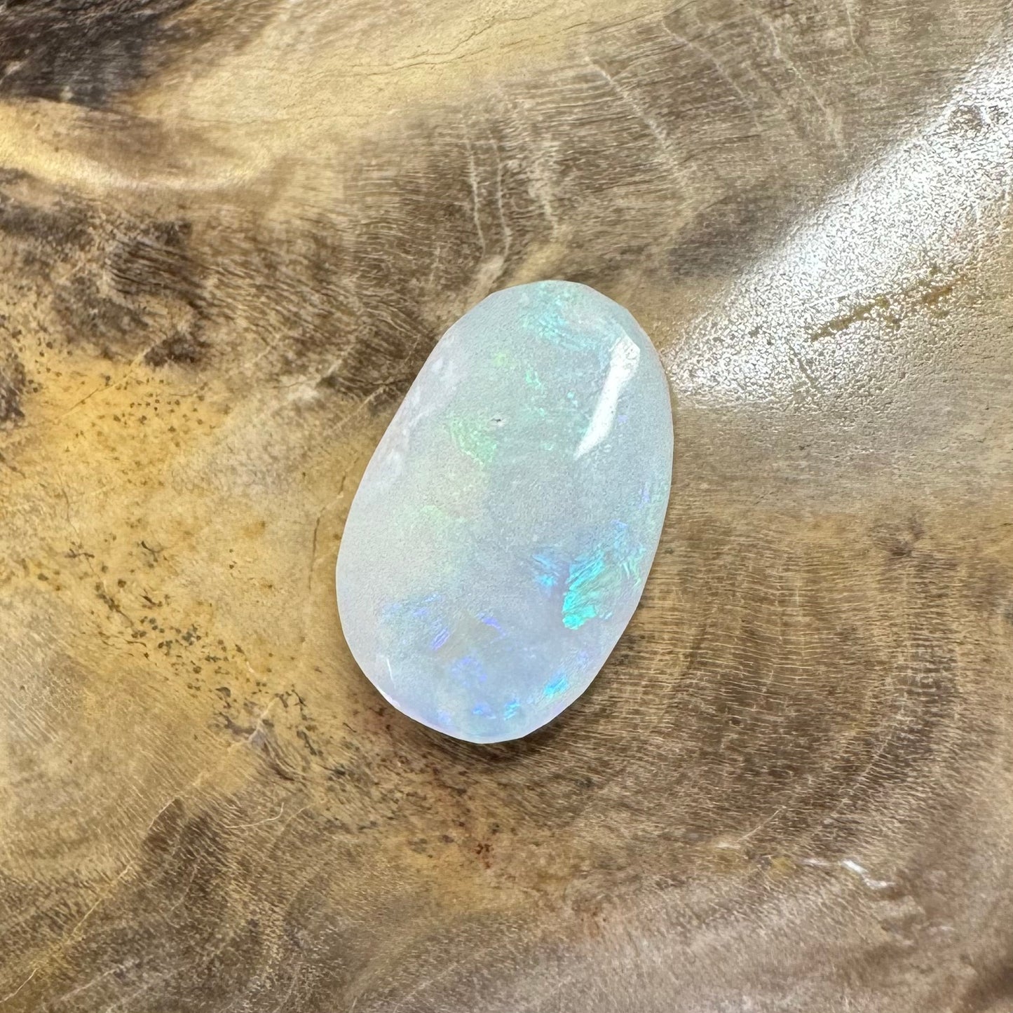 Hand-Cut Solid Lightning Ridge Opal 1.2carat