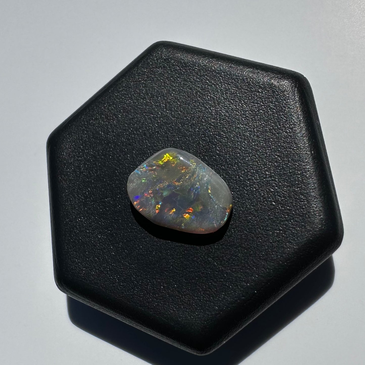 Lightning Ridge Semi Black Opal 0.8carat Solid Hand-Cut - Iona Opal Australia