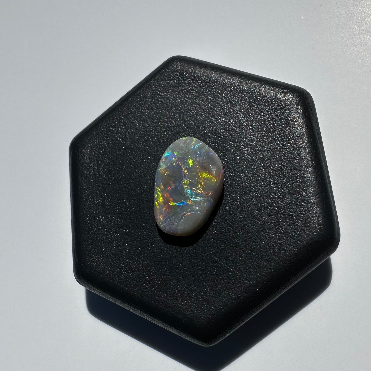 Lightning Ridge Semi Black Opal 0.8carat Solid Hand-Cut - Iona Opal Australia