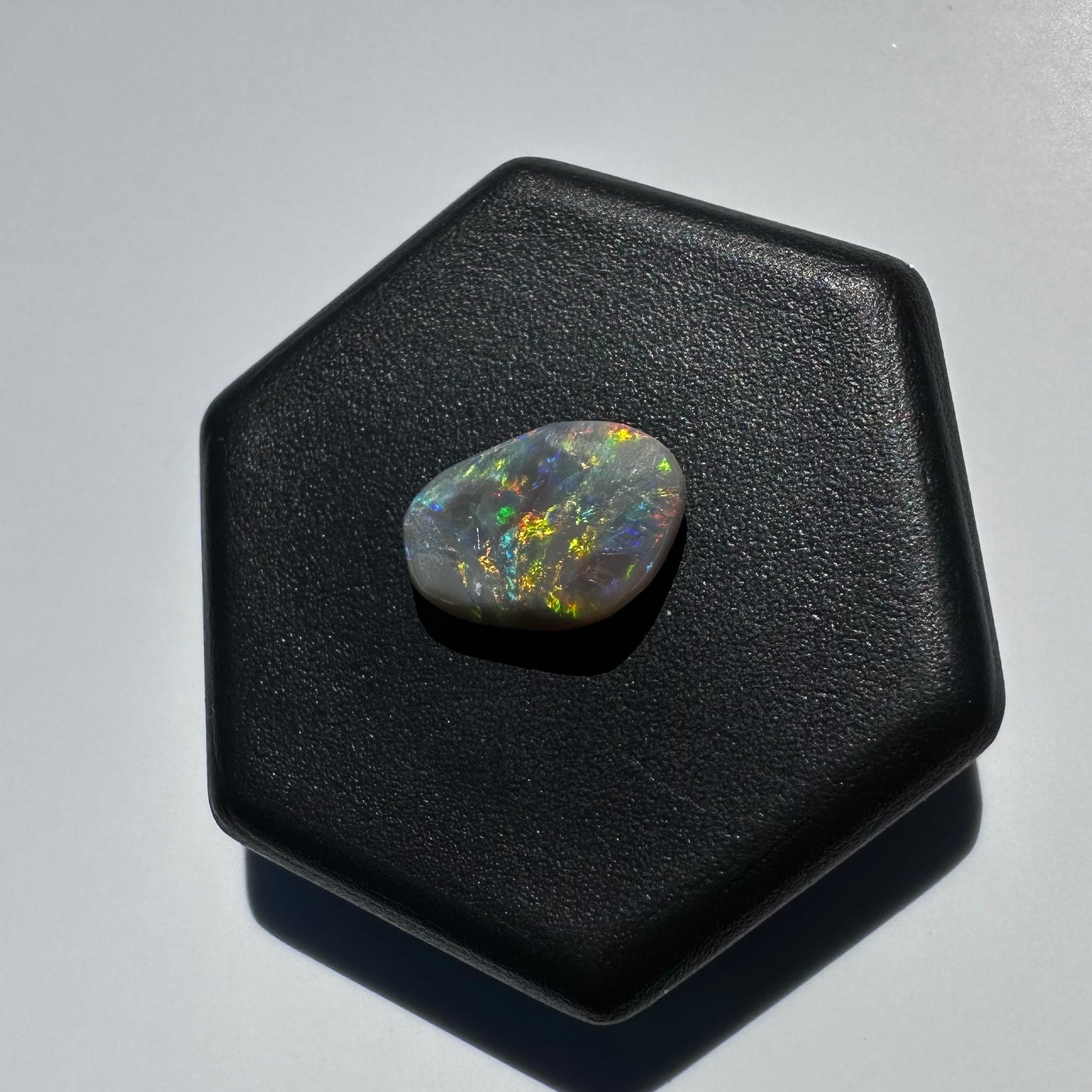 Lightning Ridge Semi Black Opal 0.8carat Solid Hand-Cut - Iona Opal Australia