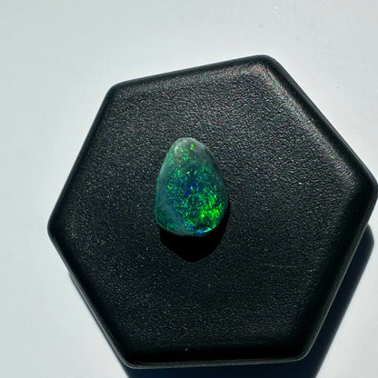 Lightning Ridge Semi Black Opal 0.8carat Solid Hand-Cut Luxury - Iona Opal Australia