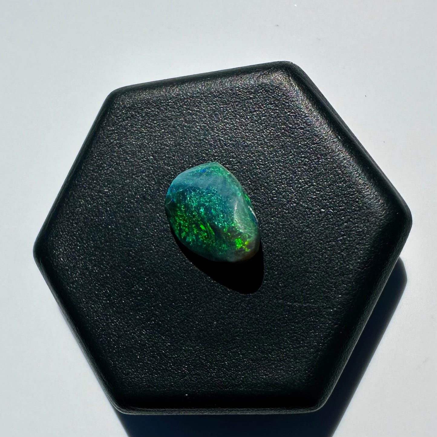 Lightning Ridge Semi Black Opal 0.8carat Solid Hand-Cut Luxury - Iona Opal Australia