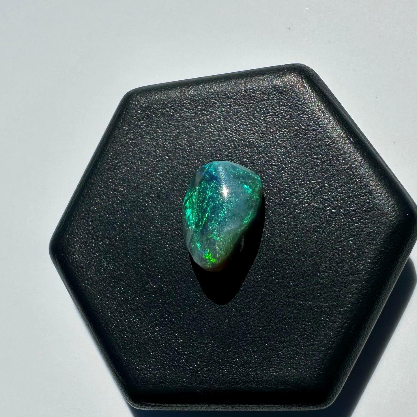 Lightning Ridge Semi Black Opal 0.8carat Solid Hand-Cut Luxury