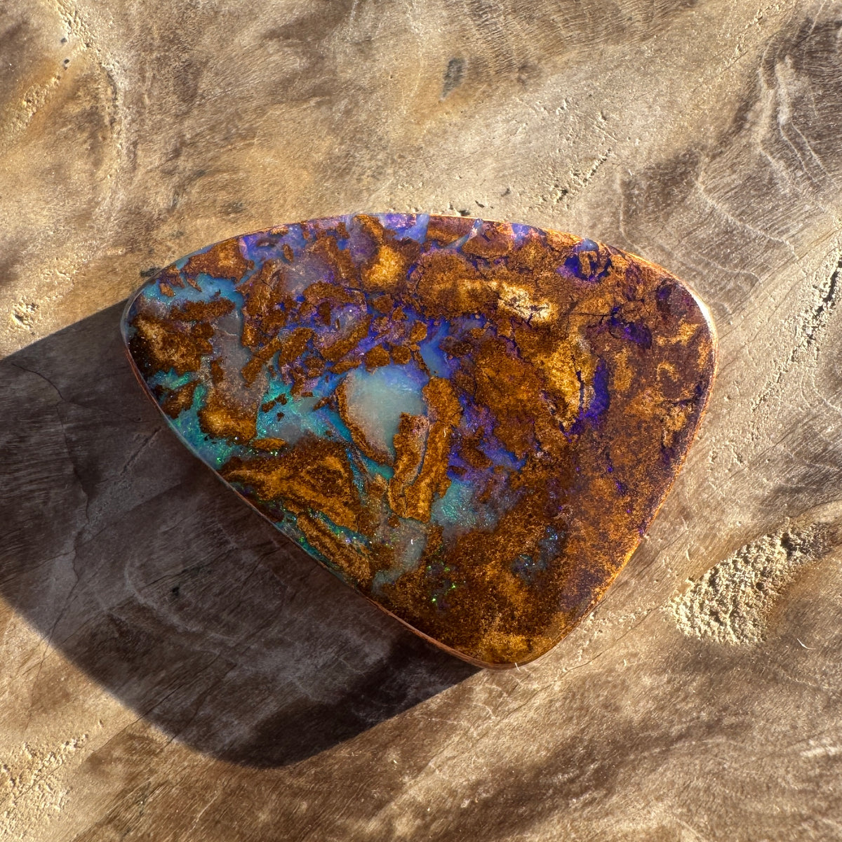 13ct Queensland Boulder Opal | Solid Australian Opal | Hand-Cut
