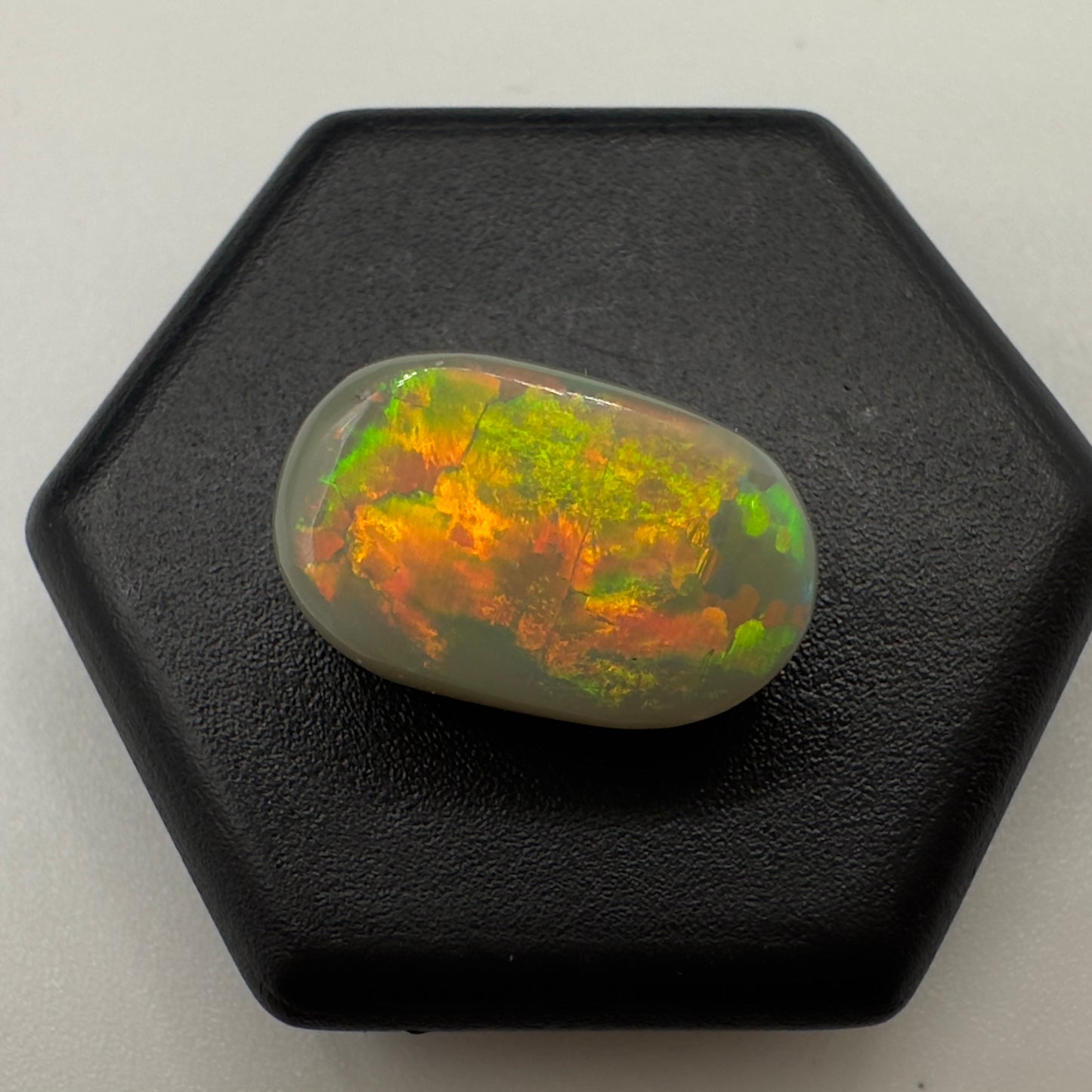 Lightning Ridge Semi Black Opal Picture Stone 2.6 Carat Solid Hand-Cut Luxury - Iona Opal Australia