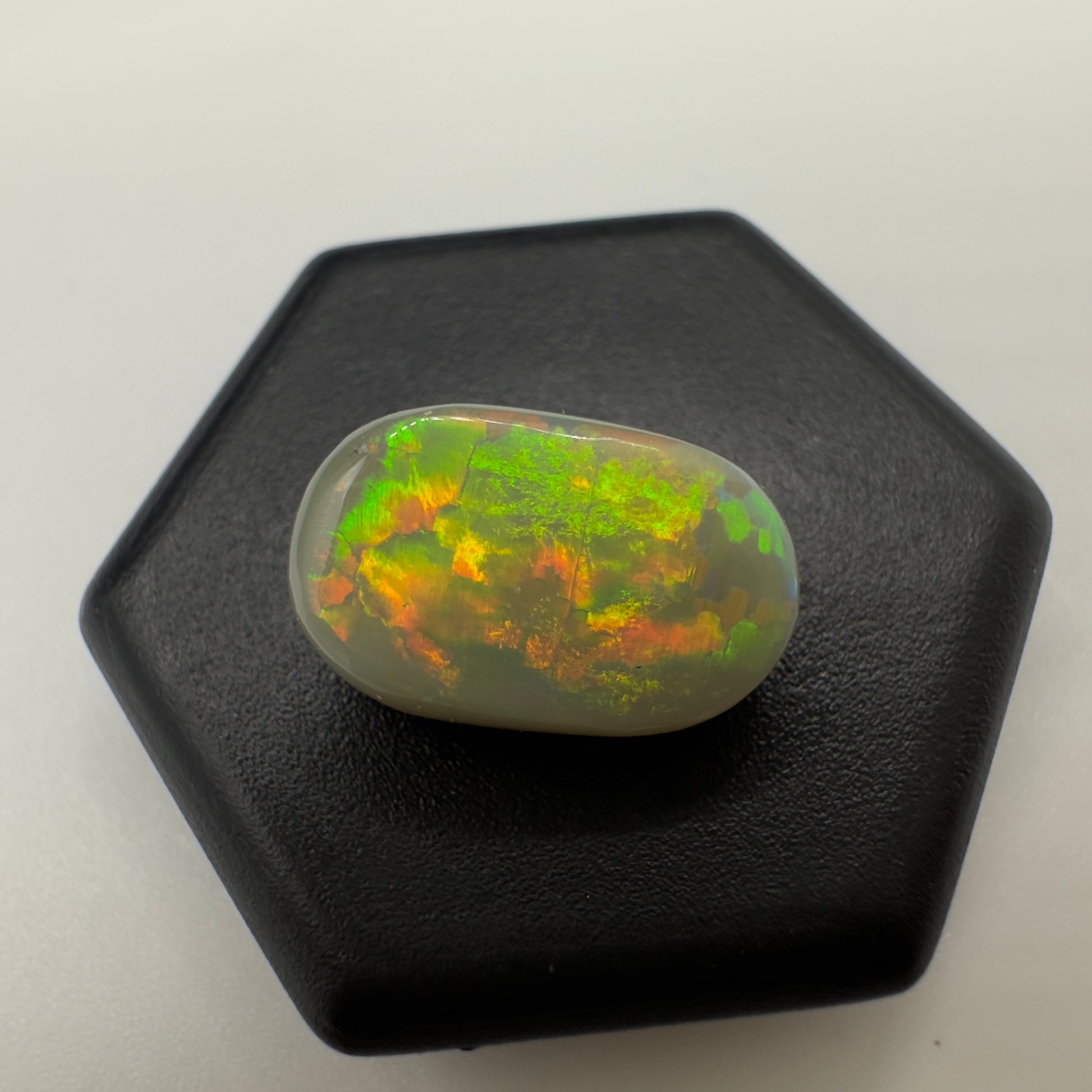 Lightning Ridge Semi Black Opal Picture Stone 2.6 Carat Solid Hand-Cut Luxury - Iona Opal Australia