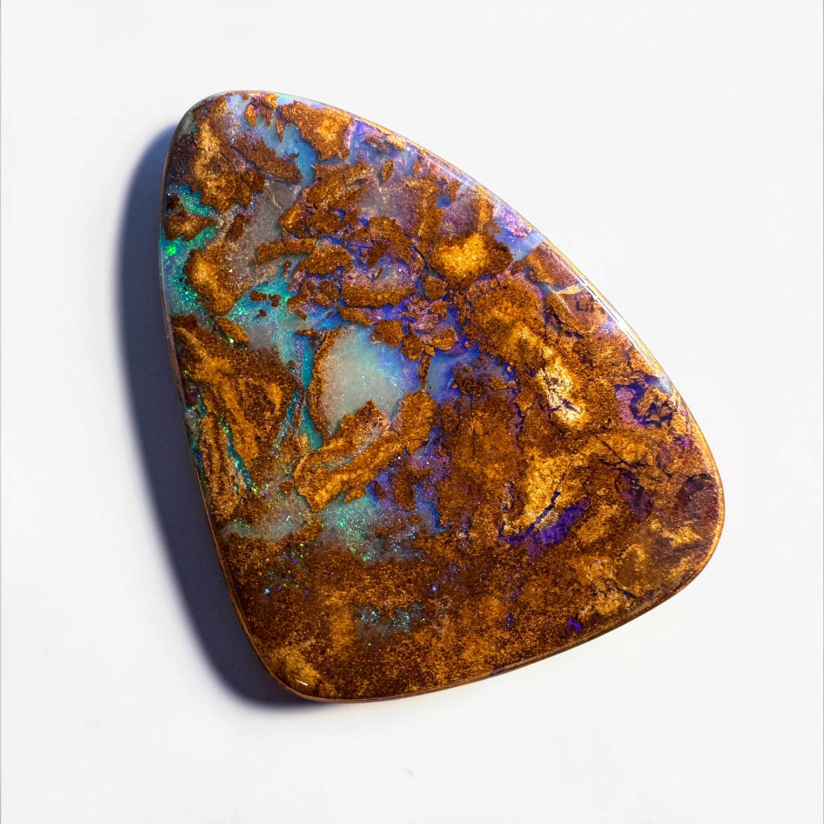 13ct Queensland Boulder Opal | Solid Australian Opal | Hand-Cut