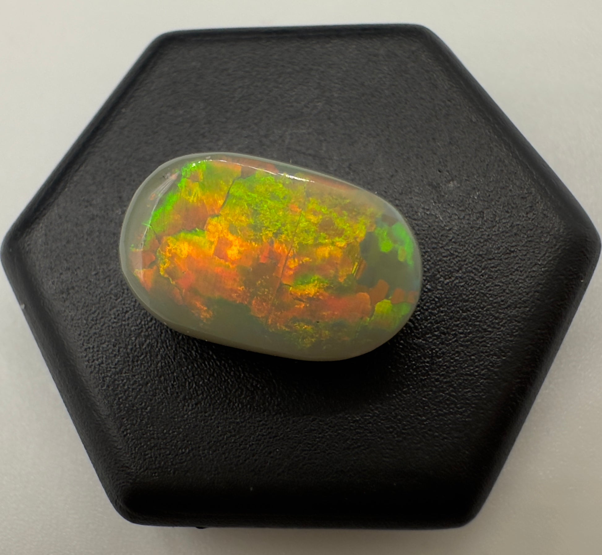 Lightning Ridge Semi Black Opal Picture Stone 2.6 Carat Solid Hand-Cut Luxury - Iona Opal Australia