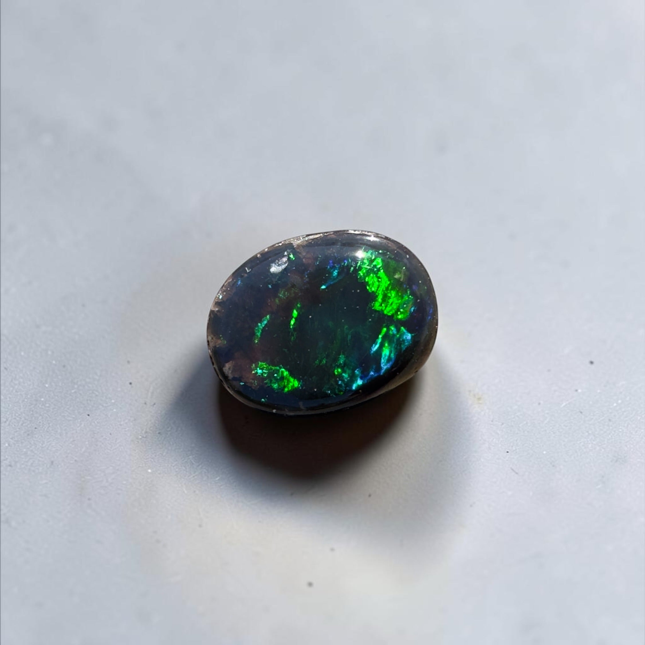 0.7ct Lightning Ridge Black Opal | Solid Australian Opal | Hand-Cut