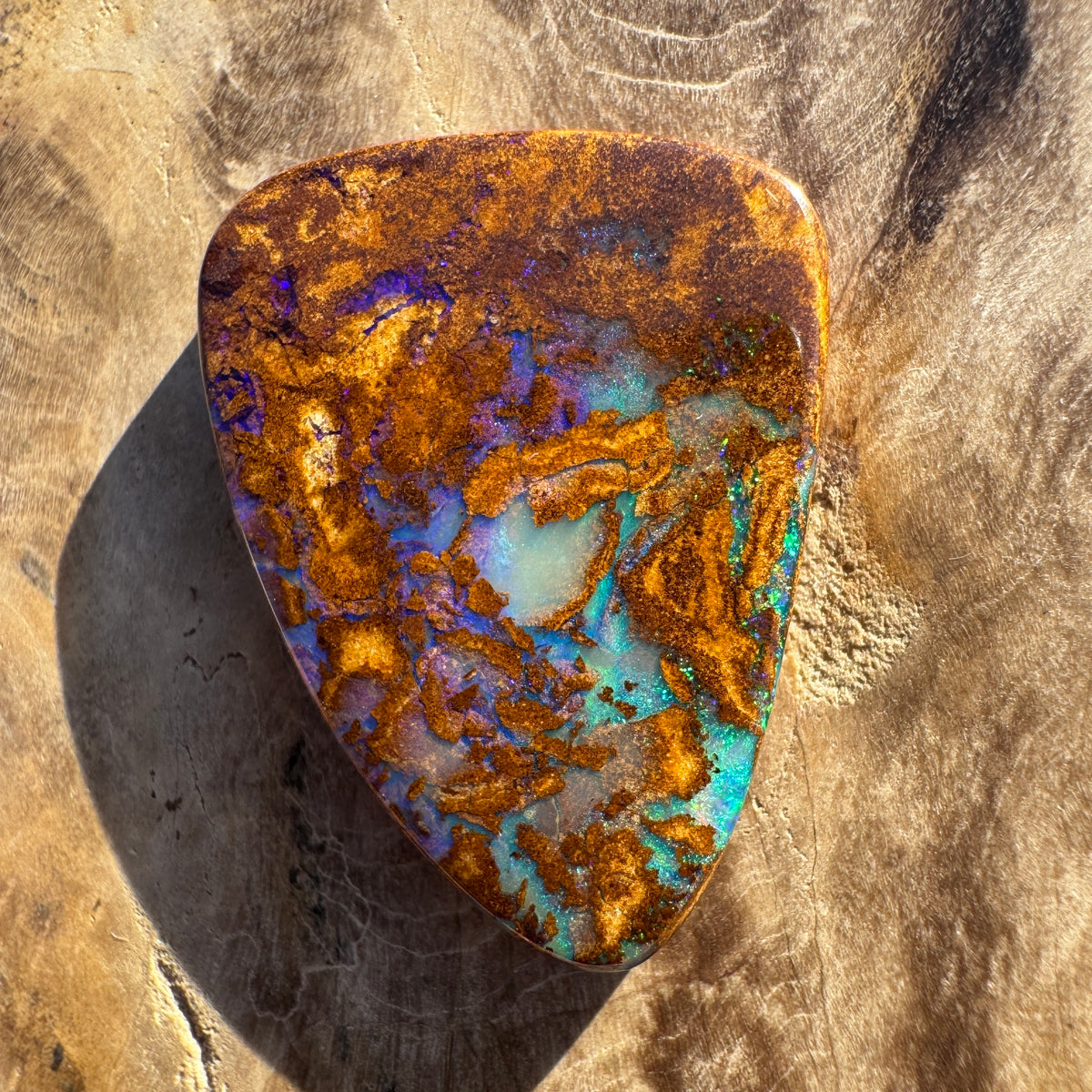 13ct Queensland Boulder Opal | Solid Australian Opal | Hand-Cut