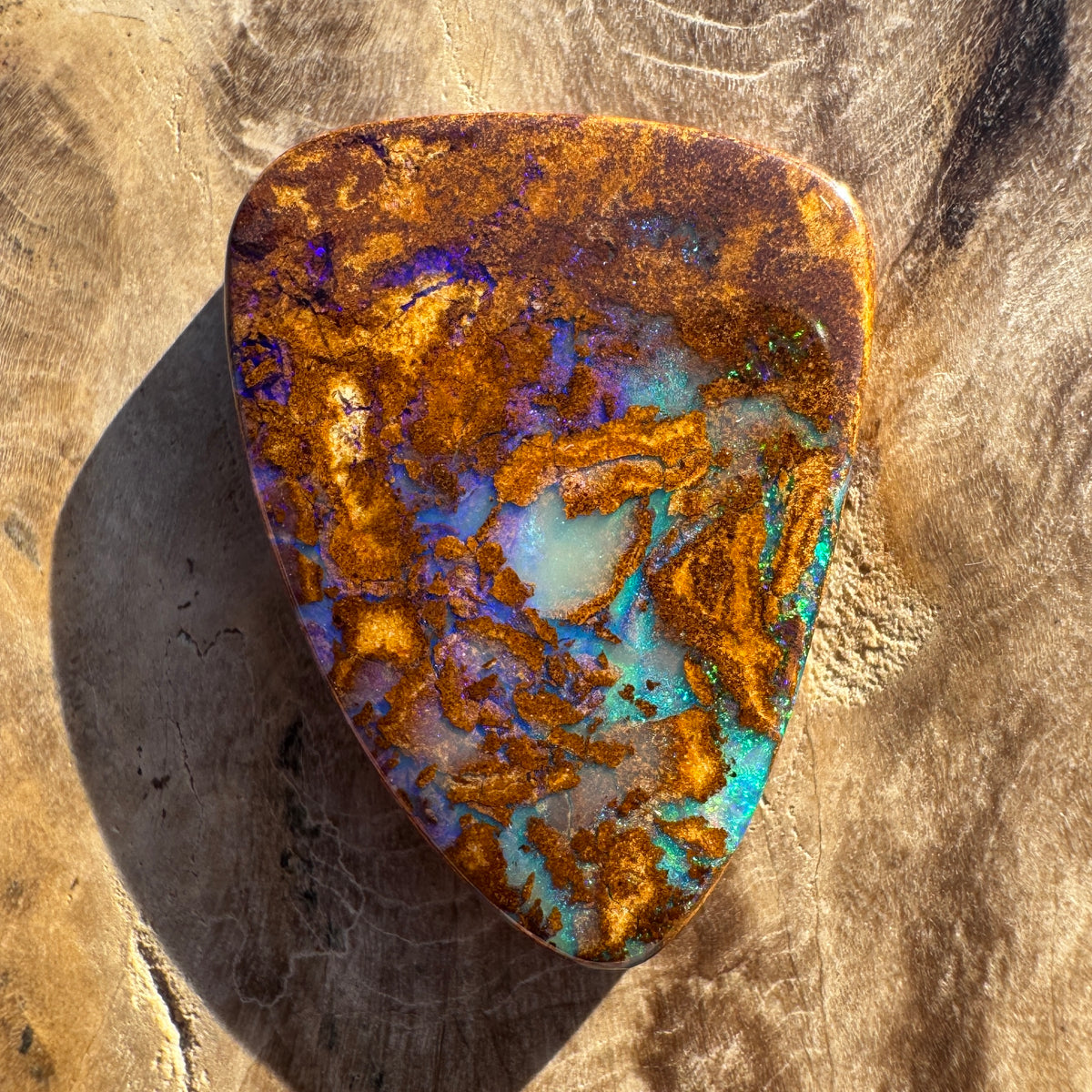 13ct Queensland Boulder Opal | Solid Australian Opal | Hand-Cut