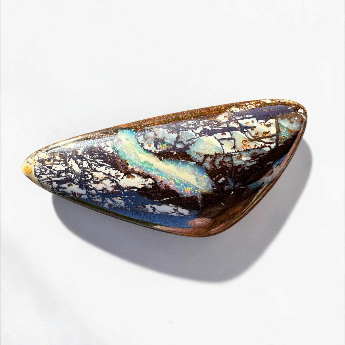 25ct Queensland Boulder Opal | Solid Australian Opal | Hand-Cut