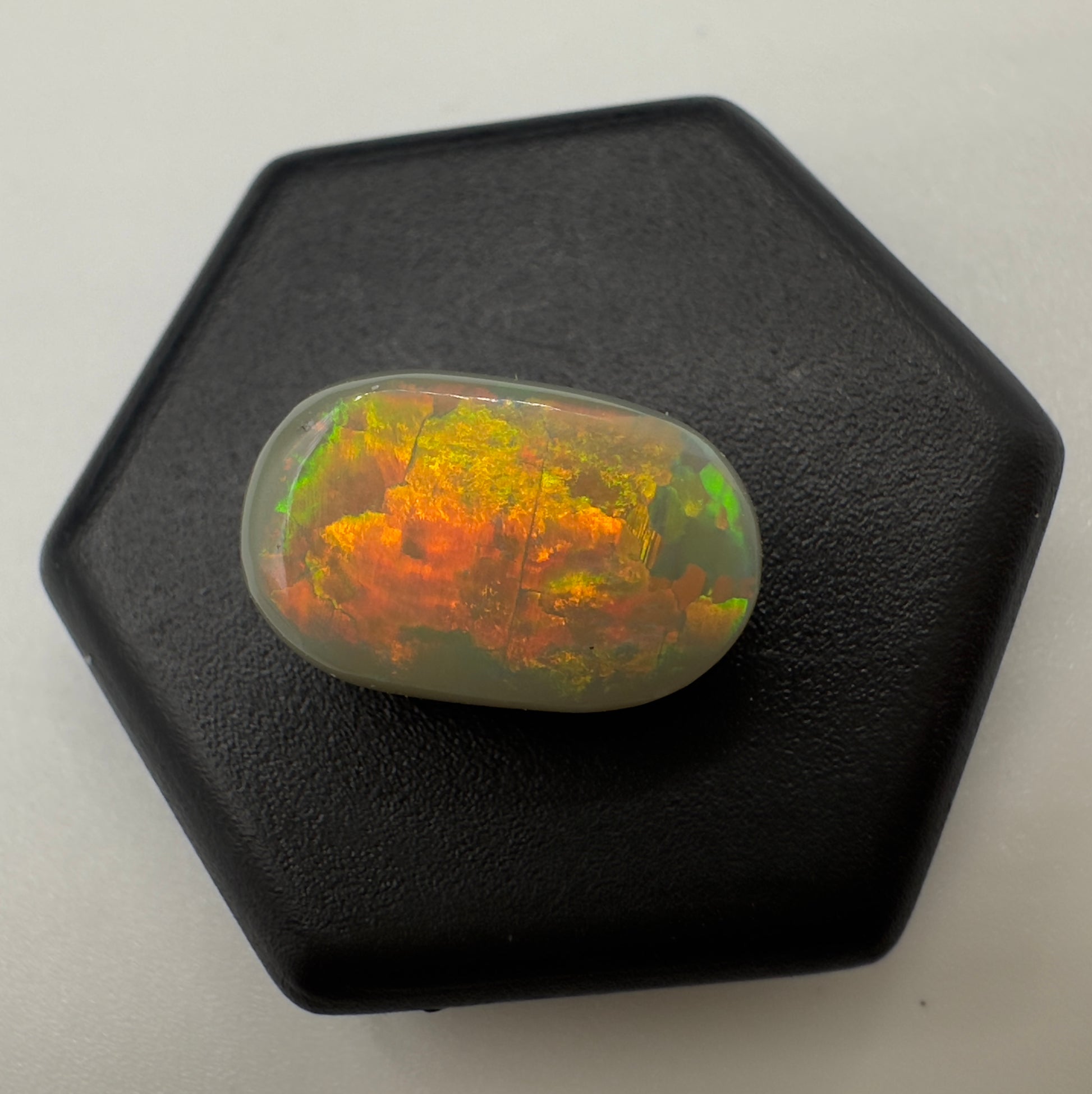 Lightning Ridge Semi Black Opal Picture Stone 2.6 Carat Solid Hand-Cut Luxury - Iona Opal Australia