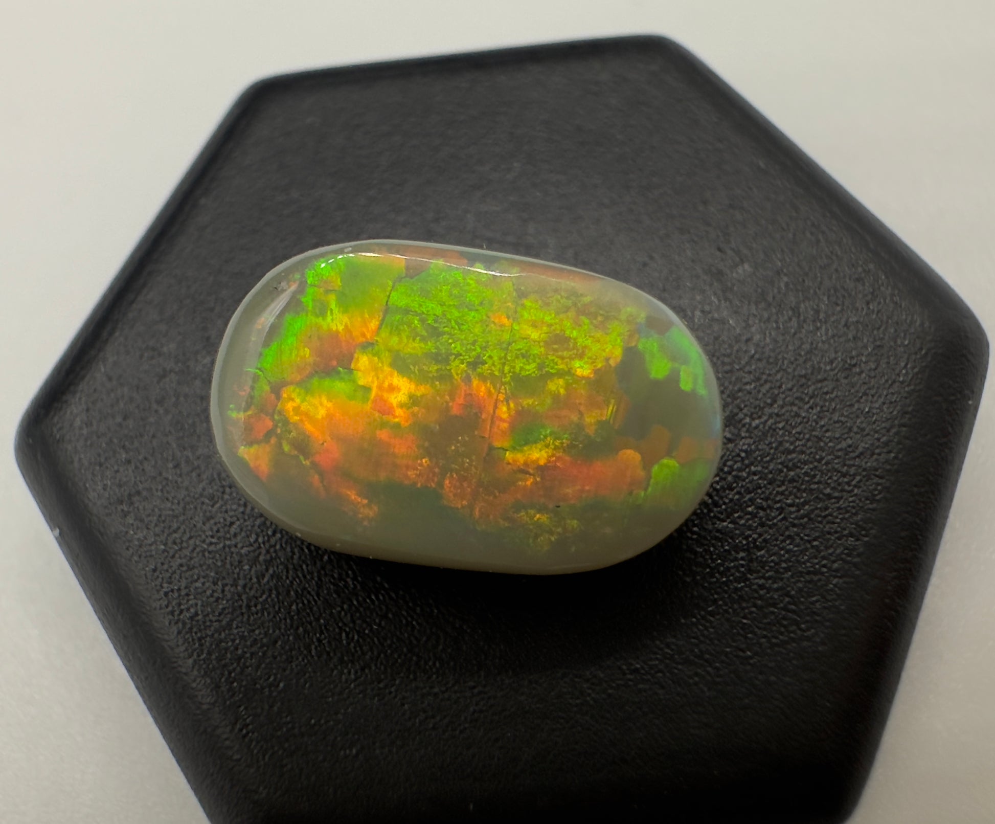 Lightning Ridge Semi Black Opal Picture Stone 2.6 Carat Solid Hand-Cut Luxury - Iona Opal Australia