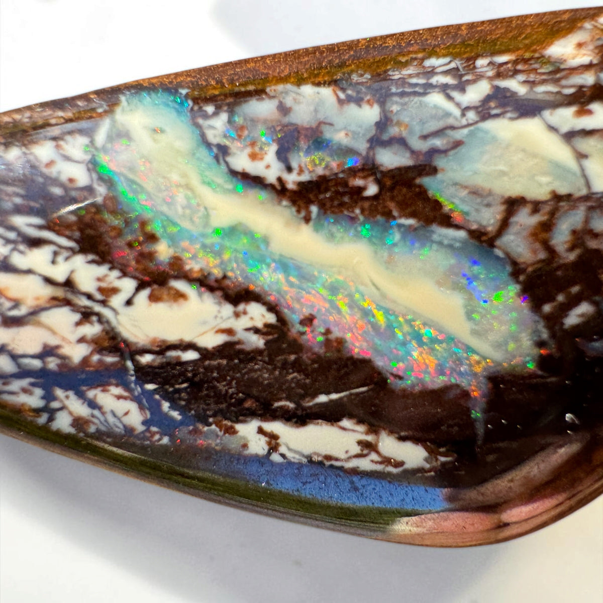 25ct Queensland Boulder Opal | Solid Australian Opal | Hand-Cut