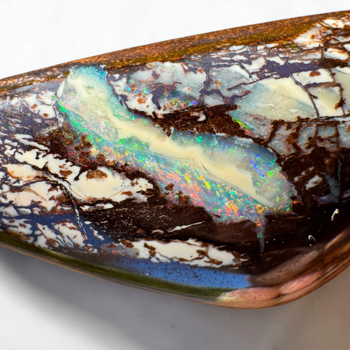 25ct Queensland Boulder Opal | Solid Australian Opal | Hand-Cut