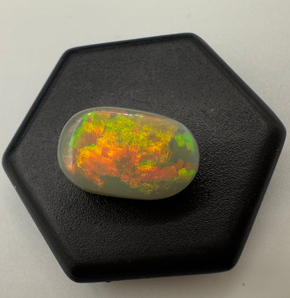 Lightning Ridge Semi Black Opal Picture Stone 2.6 Carat Solid Hand-Cut Luxury - Iona Opal Australia