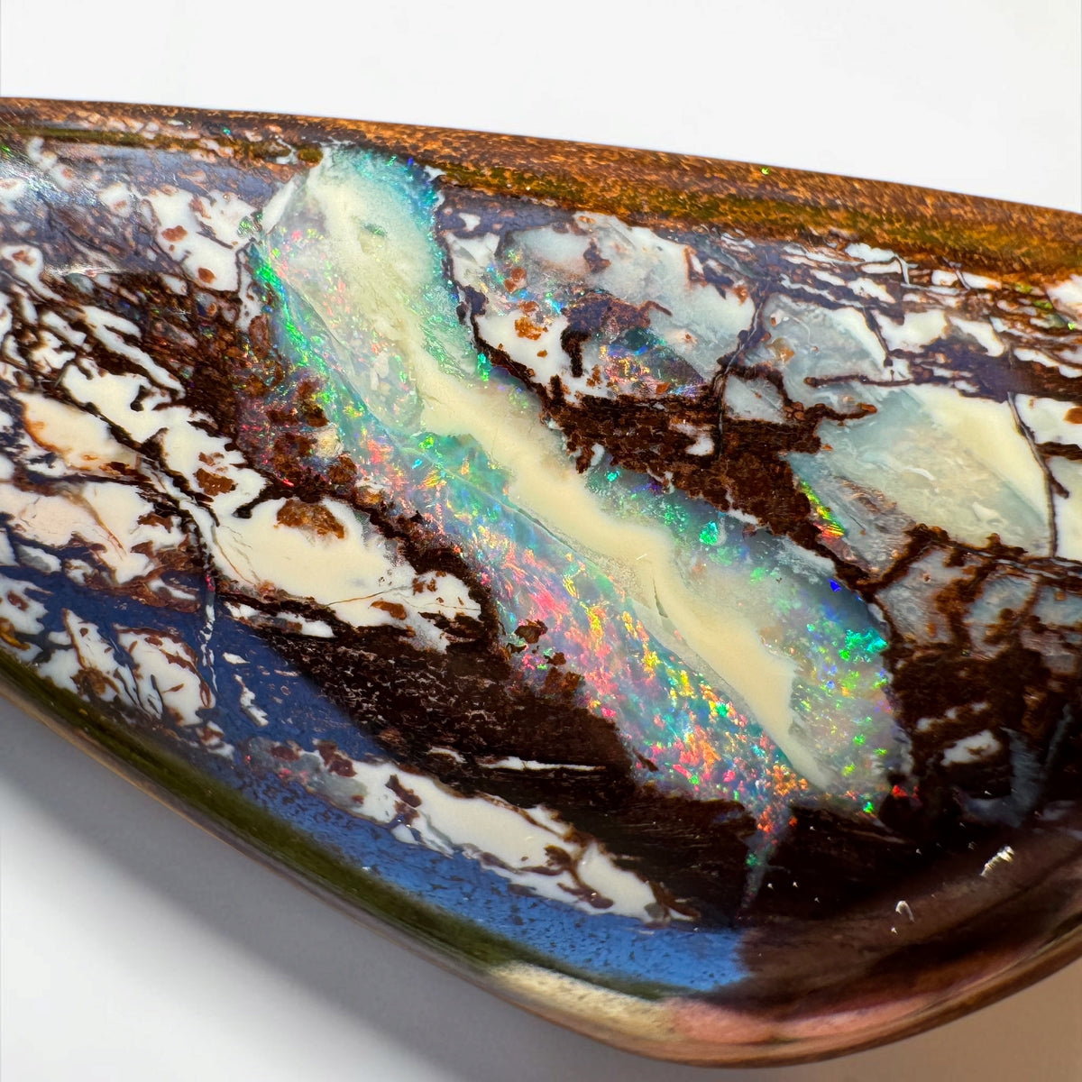 25ct Queensland Boulder Opal | Solid Australian Opal | Hand-Cut