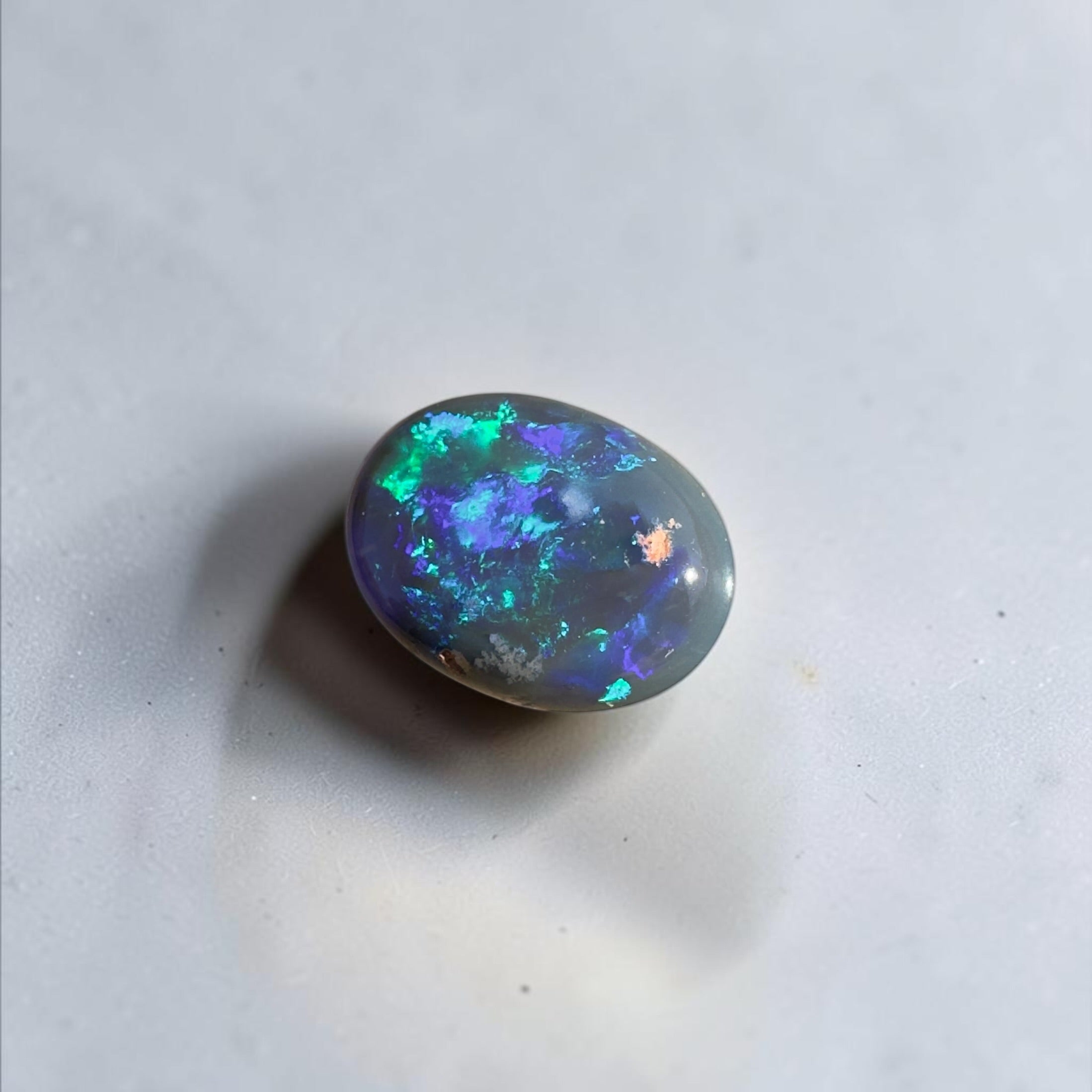 0.5ct Lightning Ridge Black Opal | Solid Australian Opal | Hand-Cut