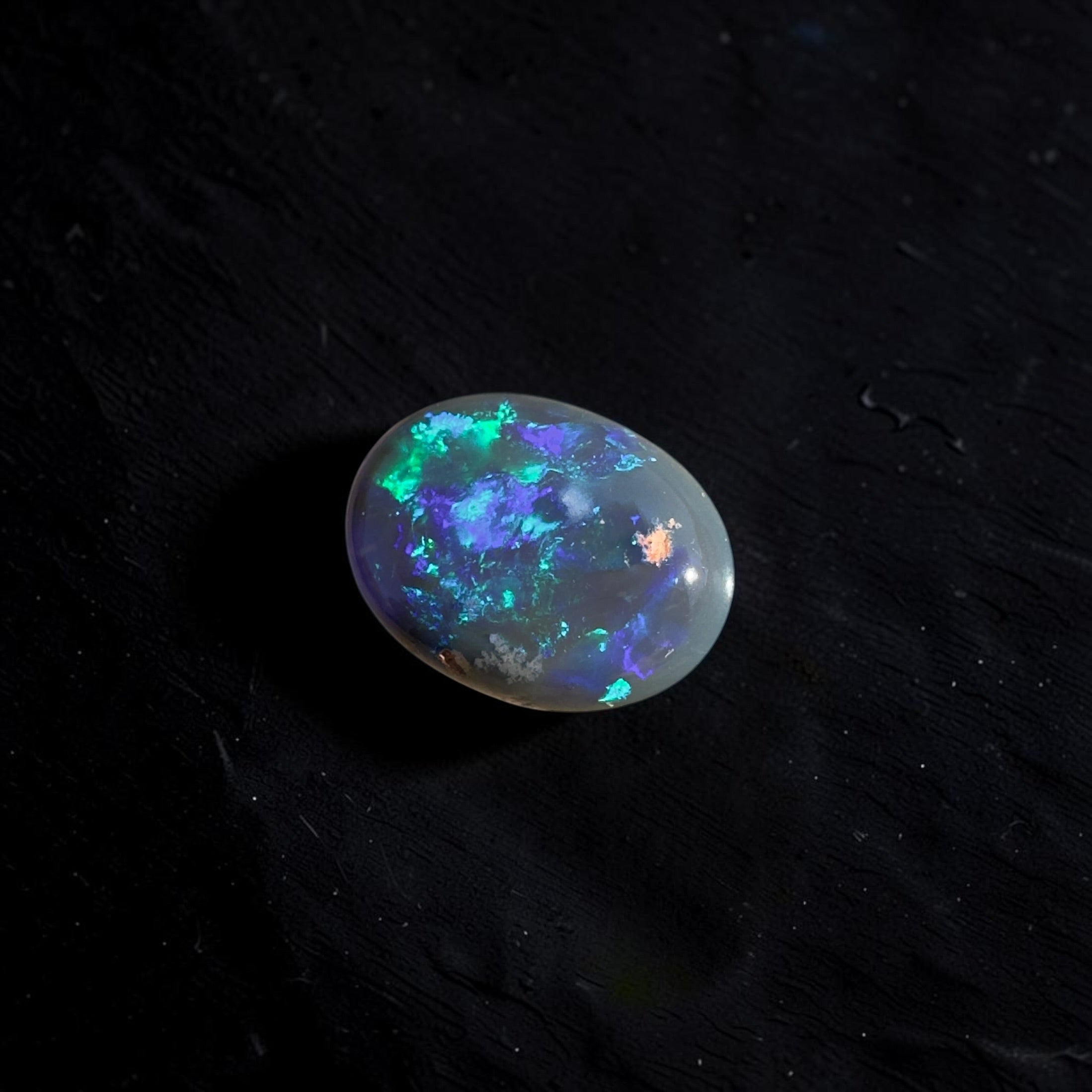 0.5ct Lightning Ridge Black Opal | Solid Australian Opal | Hand-Cut
