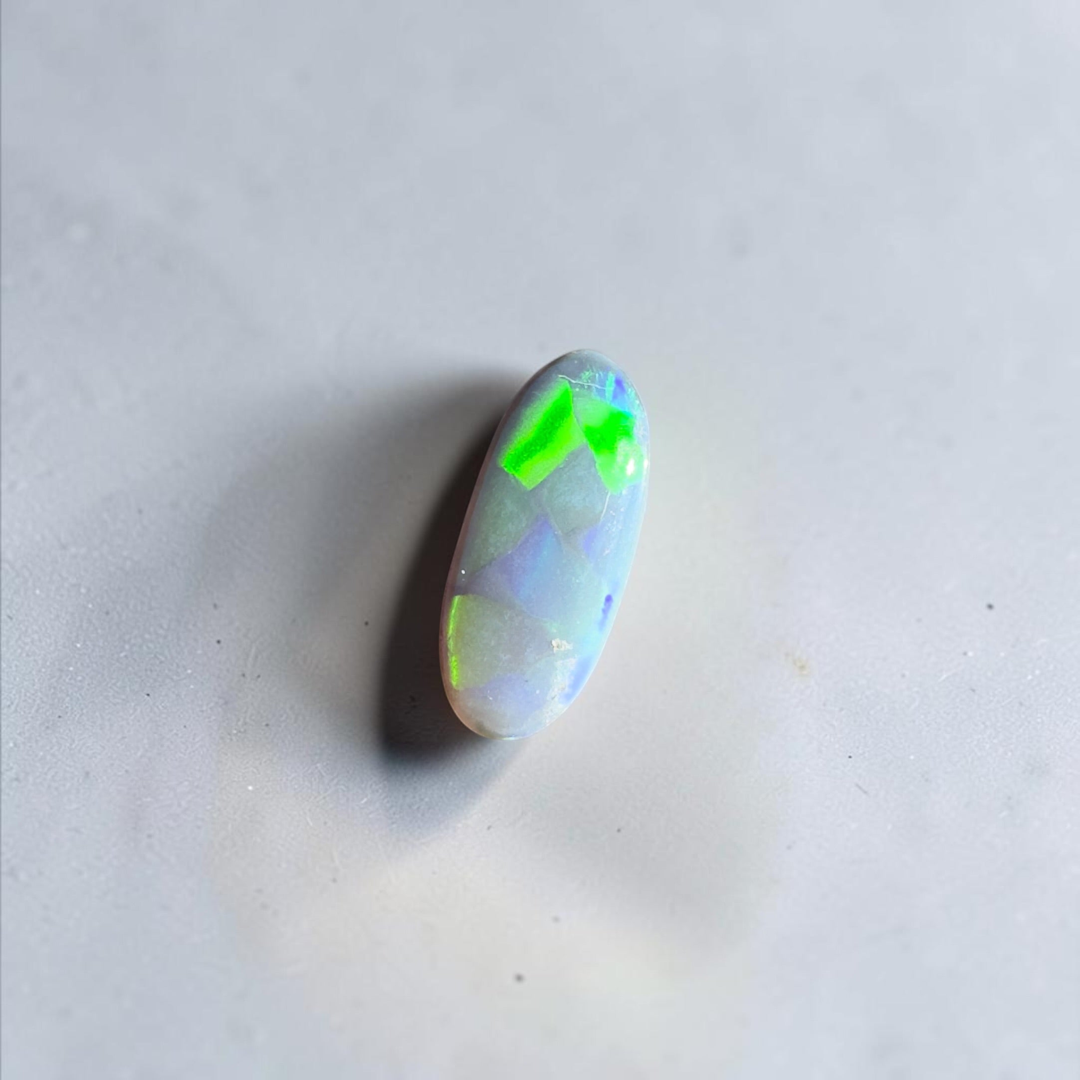 0.4ct Lightning Ridge Semi Black | Solid Australian Opal | Hand-Cut