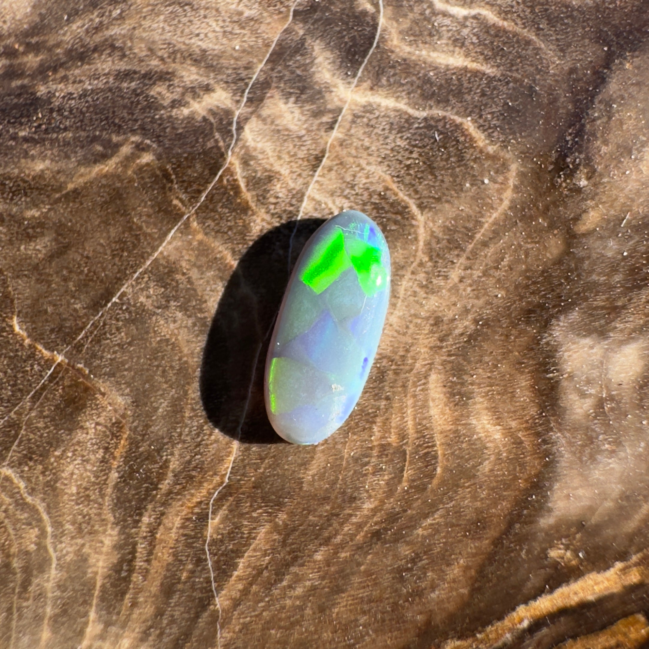 0.4ct Lightning Ridge Semi Black | Solid Australian Opal | Hand-Cut
