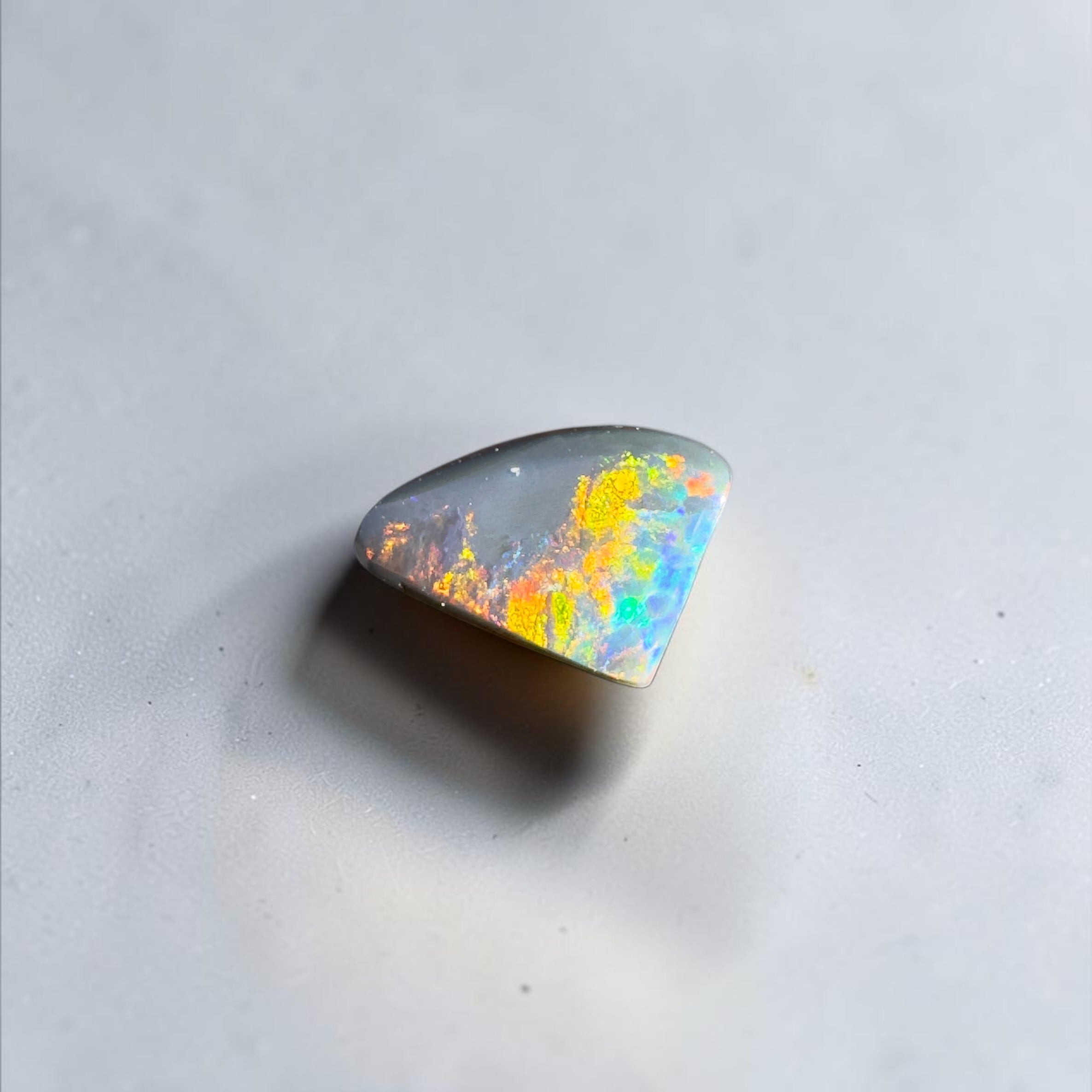 0.6ct Lightning Ridge Semi Black Opal | Solid Australian Opal | Hand-Cut