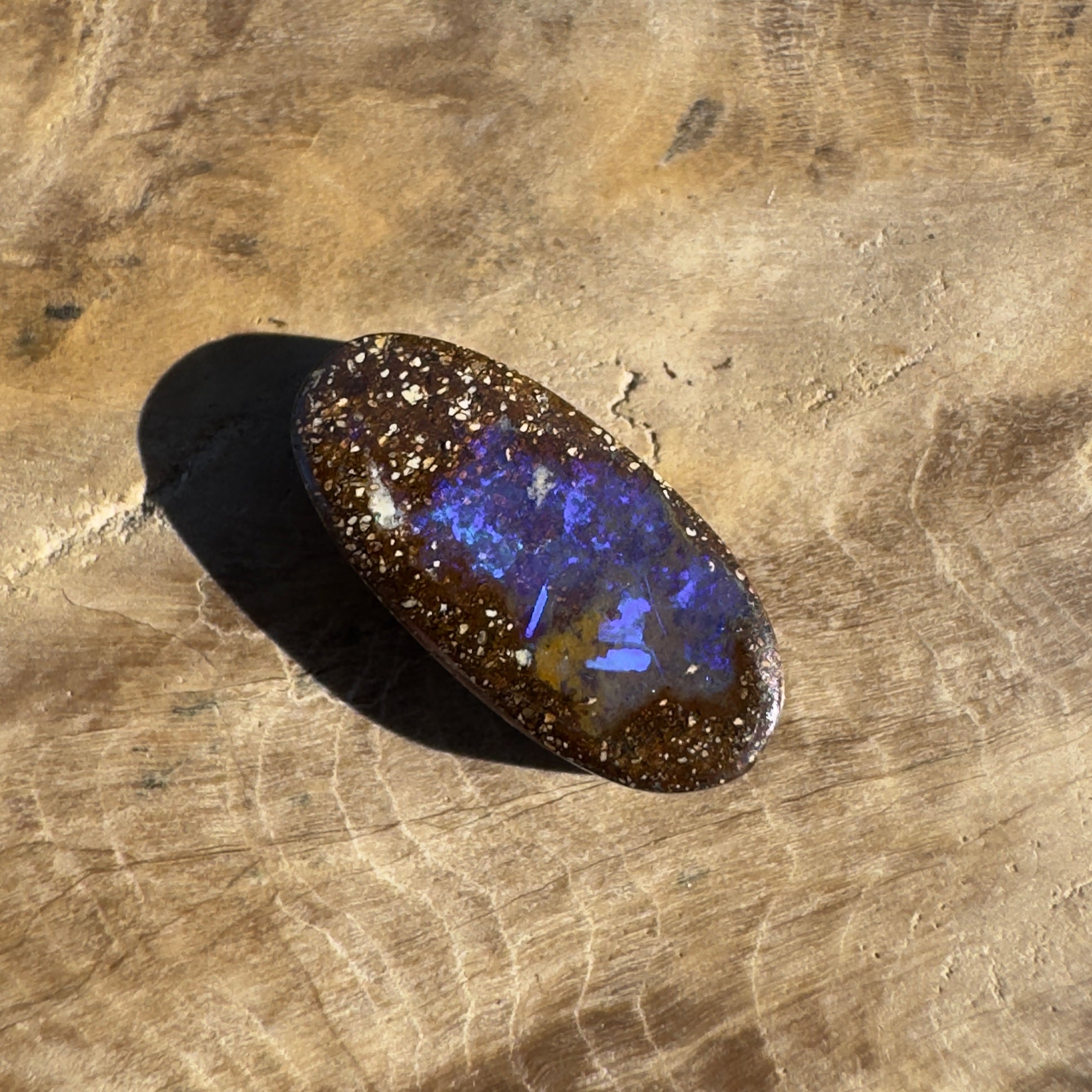 2.7ct Queensland Boulder Opal | Solid Australian Opal | Hand-Cut