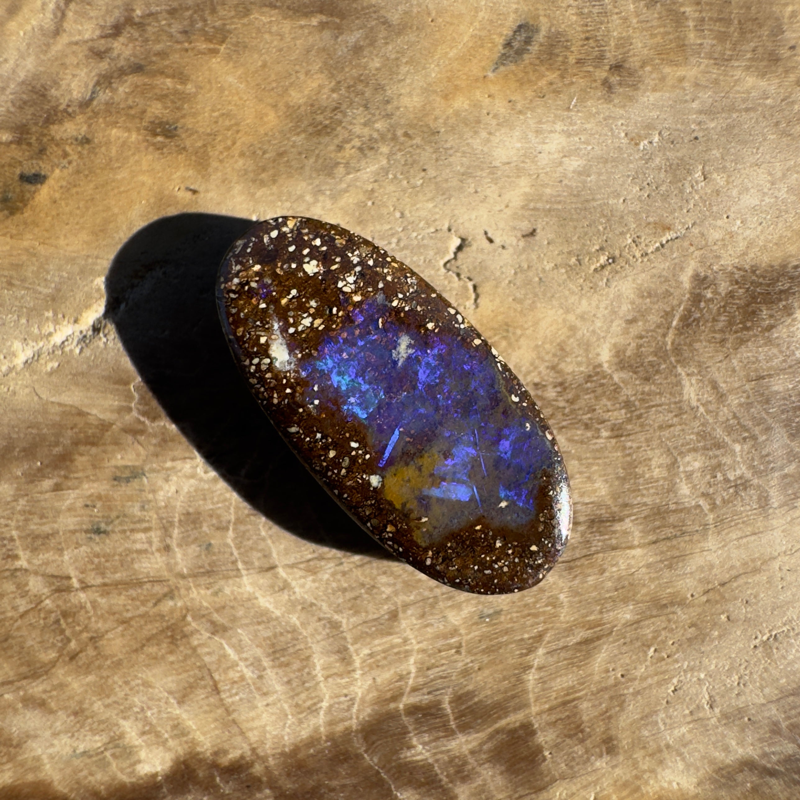 2.7ct Queensland Boulder Opal | Solid Australian Opal | Hand-Cut