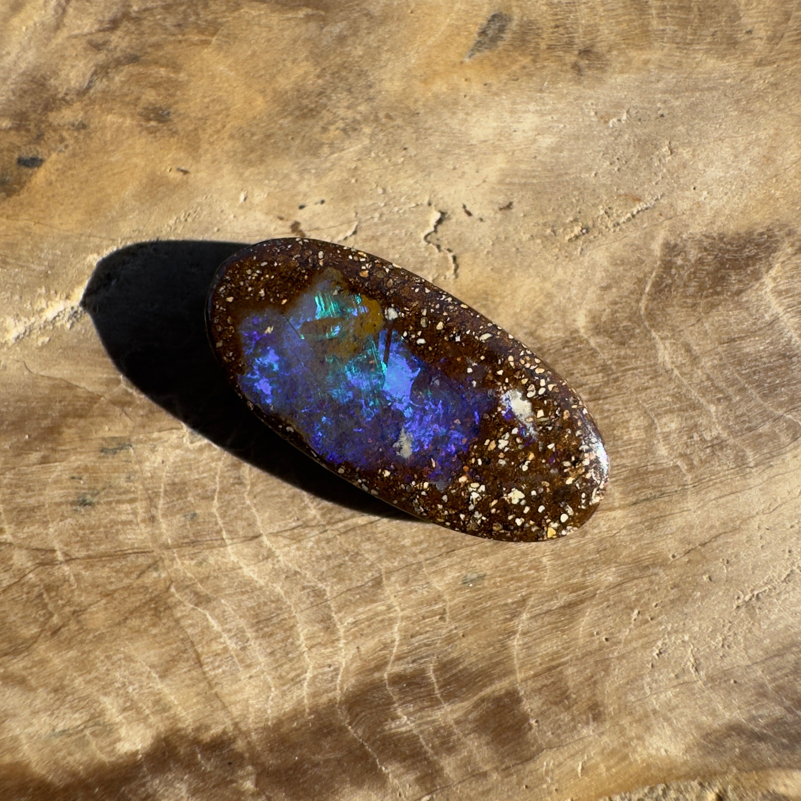 2.7ct Queensland Boulder Opal | Solid Australian Opal | Hand-Cut