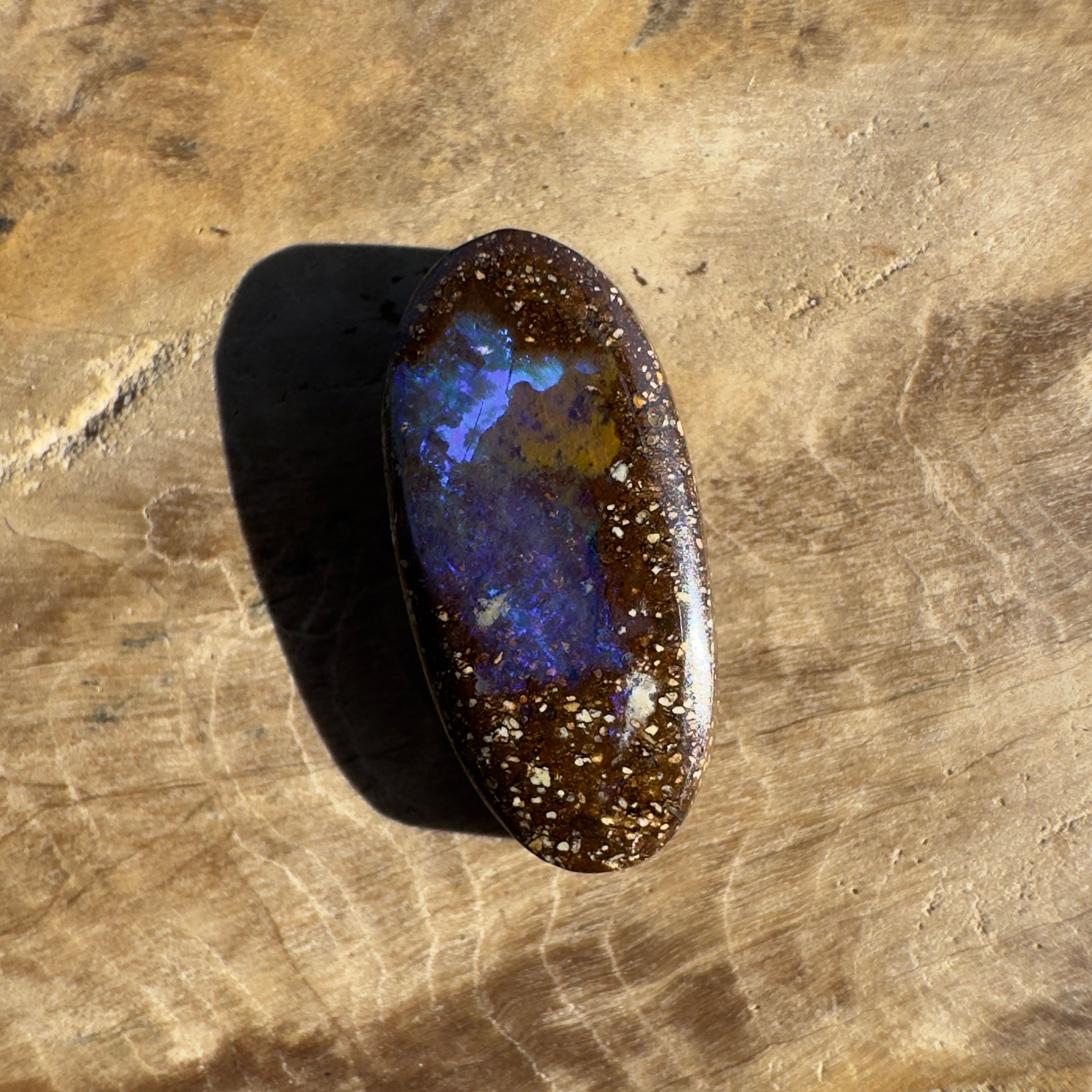 2.7ct Queensland Boulder Opal | Solid Australian Opal | Hand-Cut