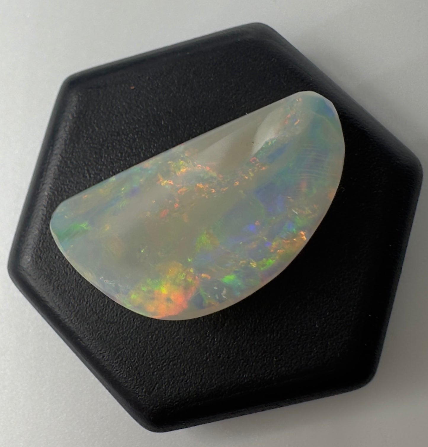 Australian Lightning Ridge Semi Black Opal 3.0carat Solid Hand Cut Luxury - Iona Opal Australia