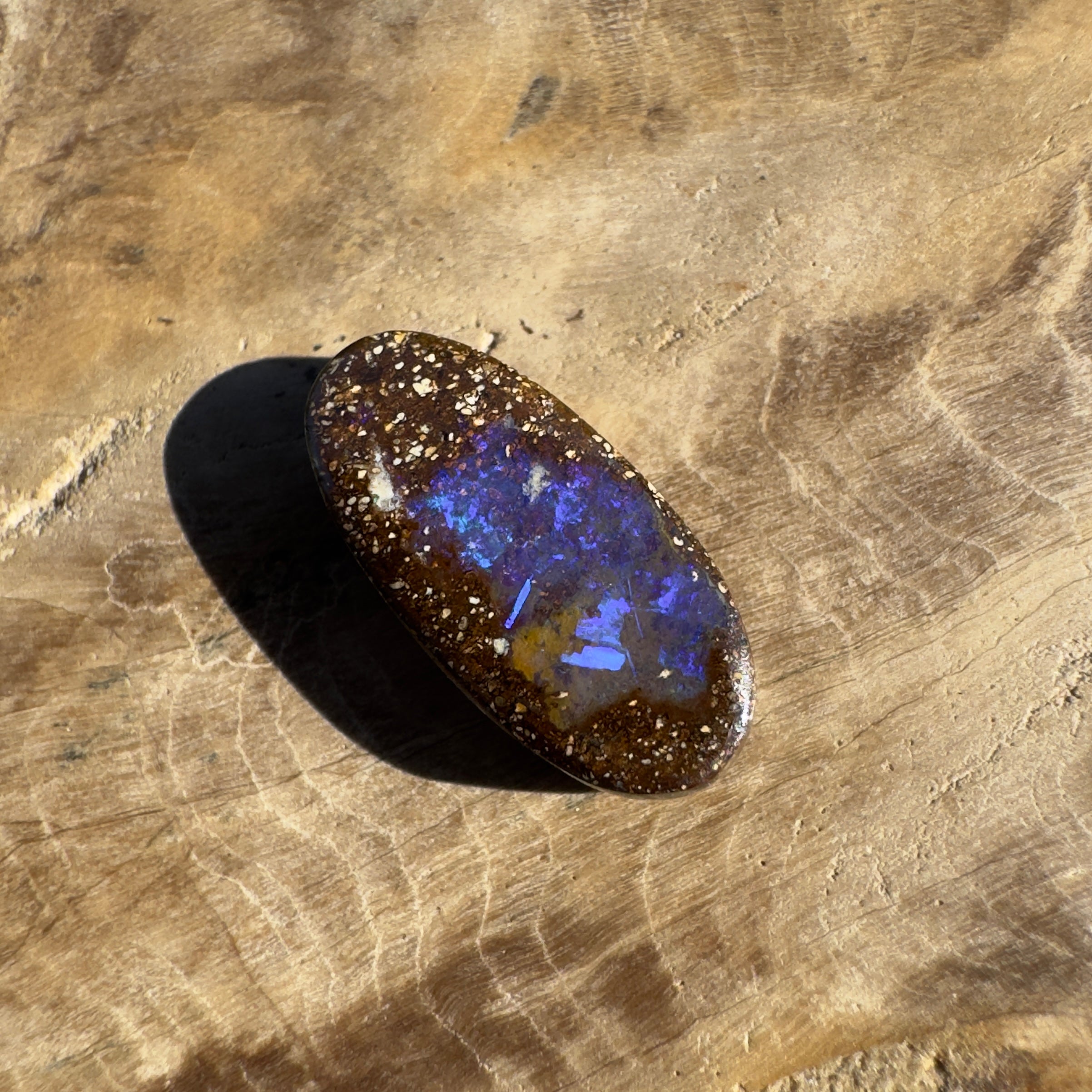 2.7ct Queensland Boulder Opal | Solid Australian Opal | Hand-Cut