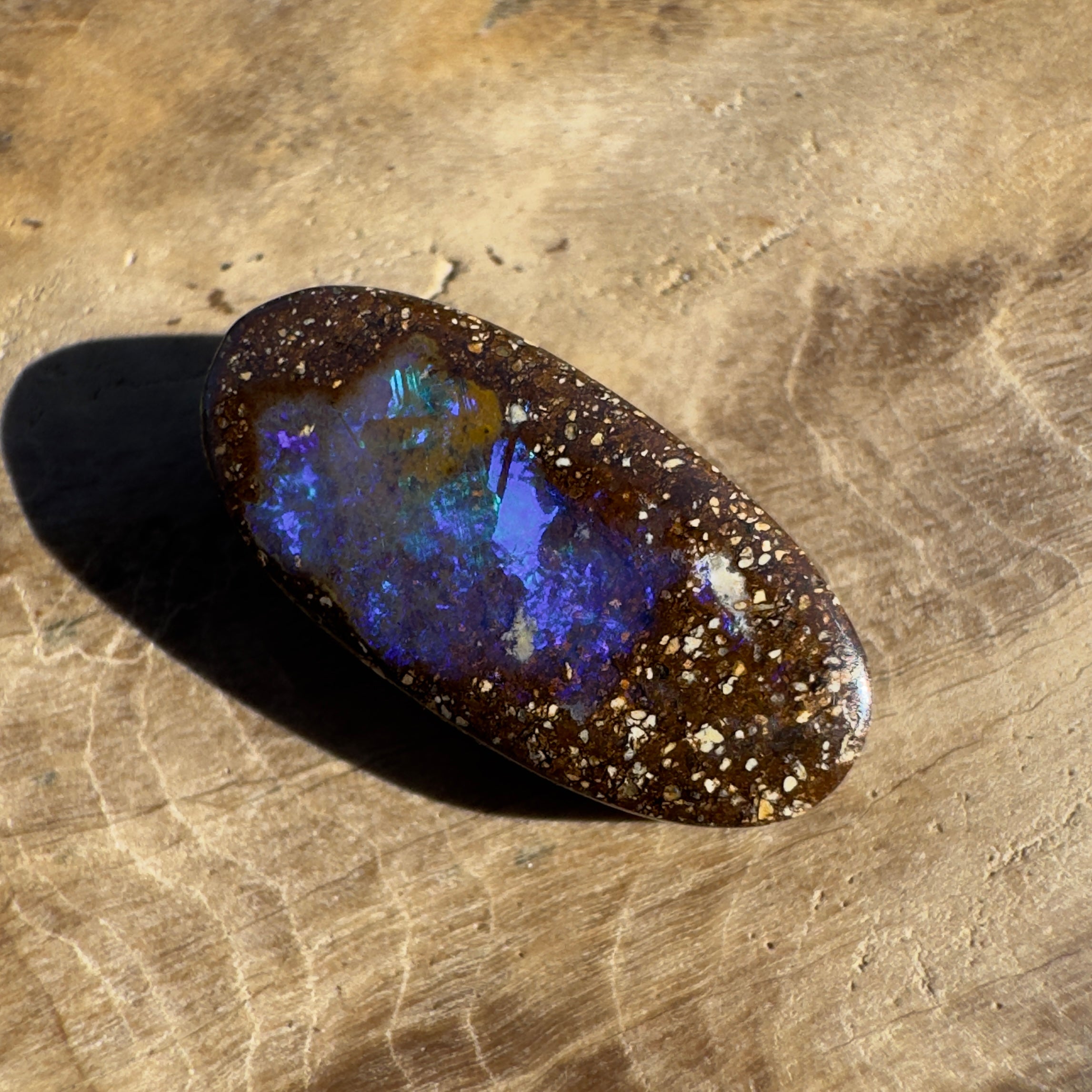 2.7ct Queensland Boulder Opal | Solid Australian Opal | Hand-Cut