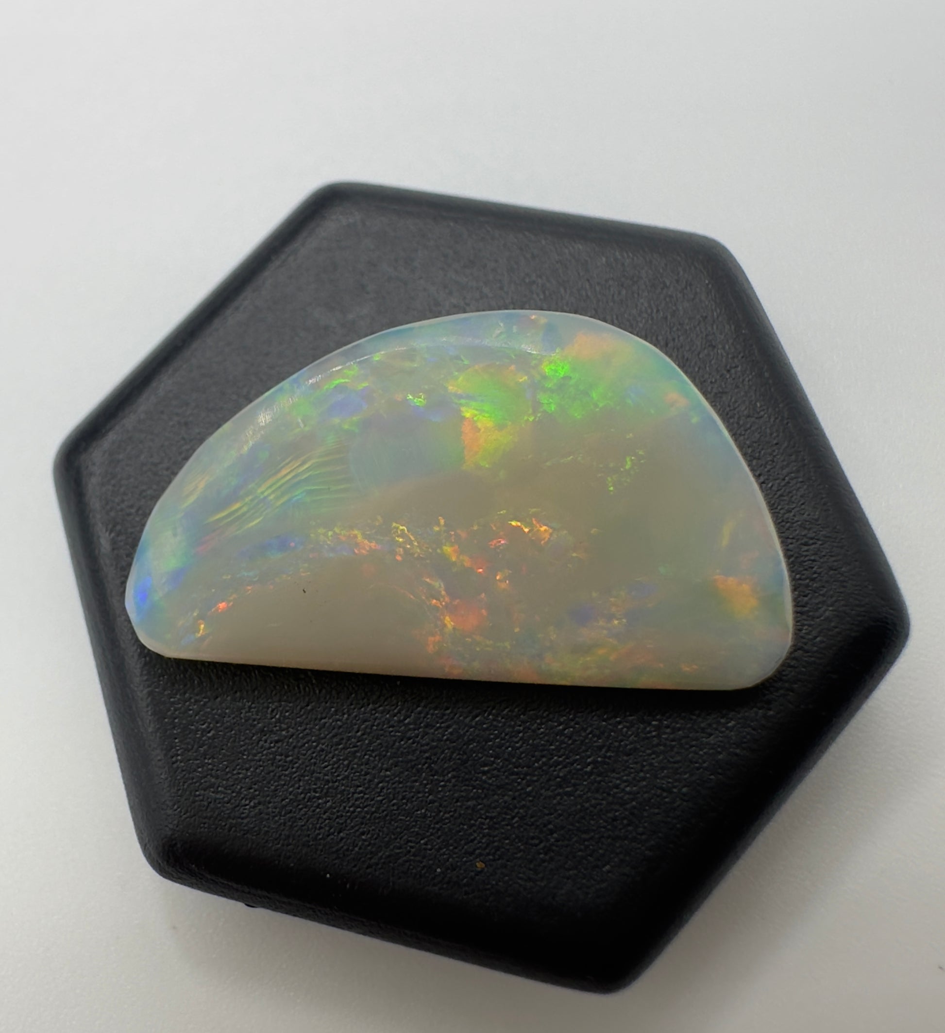 Australian Lightning Ridge Semi Black Opal 3.0carat Solid Hand Cut Luxury - Iona Opal Australia