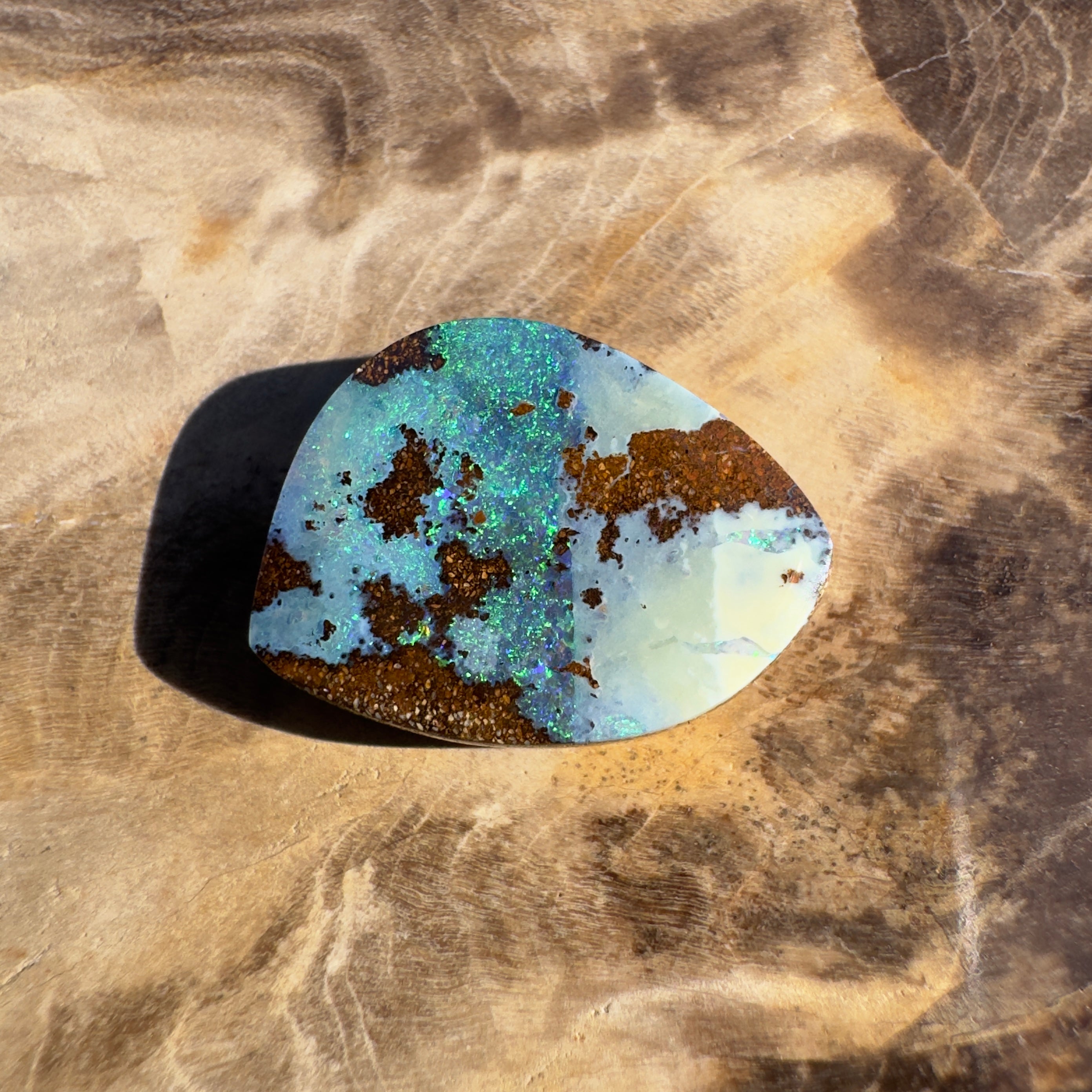 5.5ct Queensland Boulder Opal | Solid Australian Opal | Hand-Cut