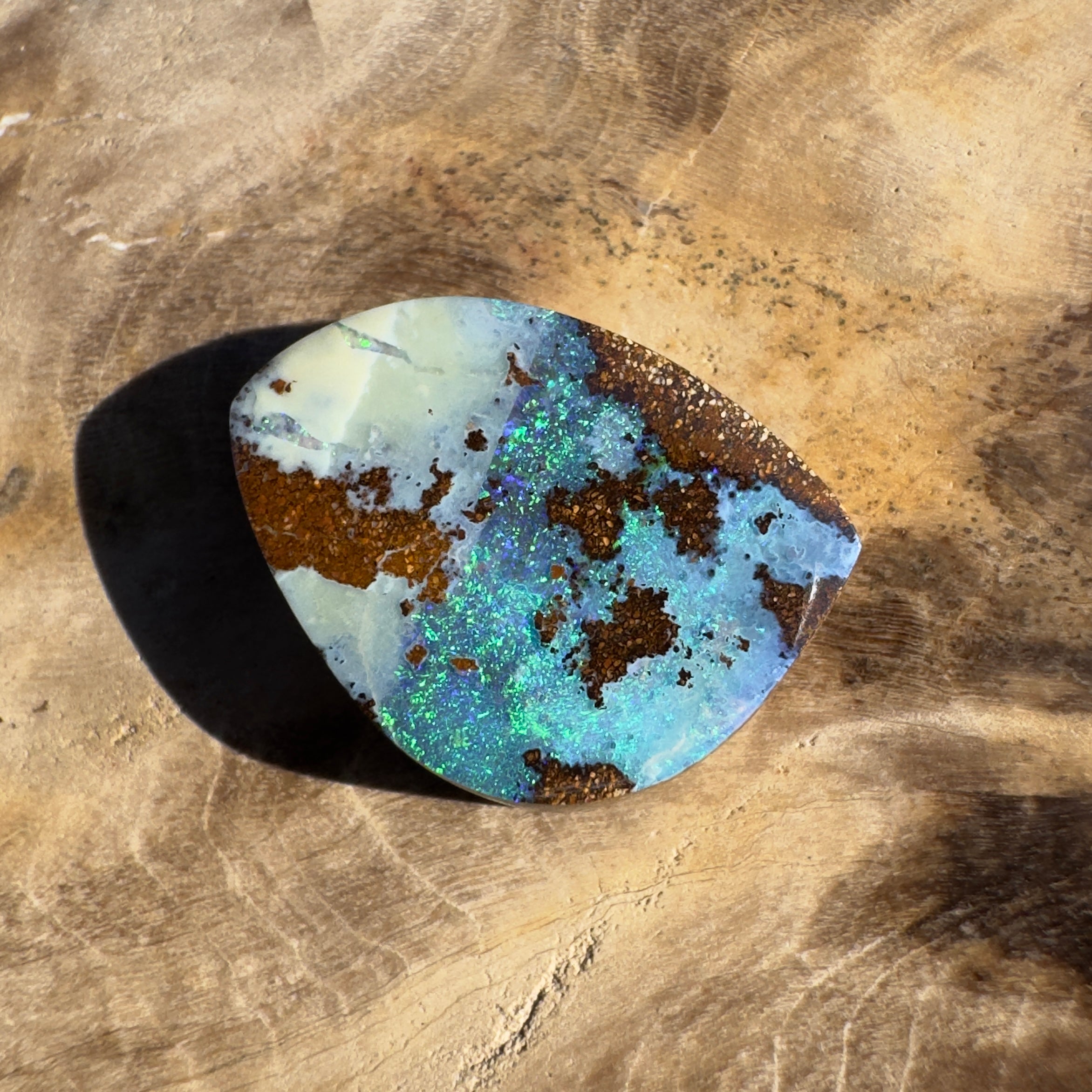 5.5ct Queensland Boulder Opal | Solid Australian Opal | Hand-Cut