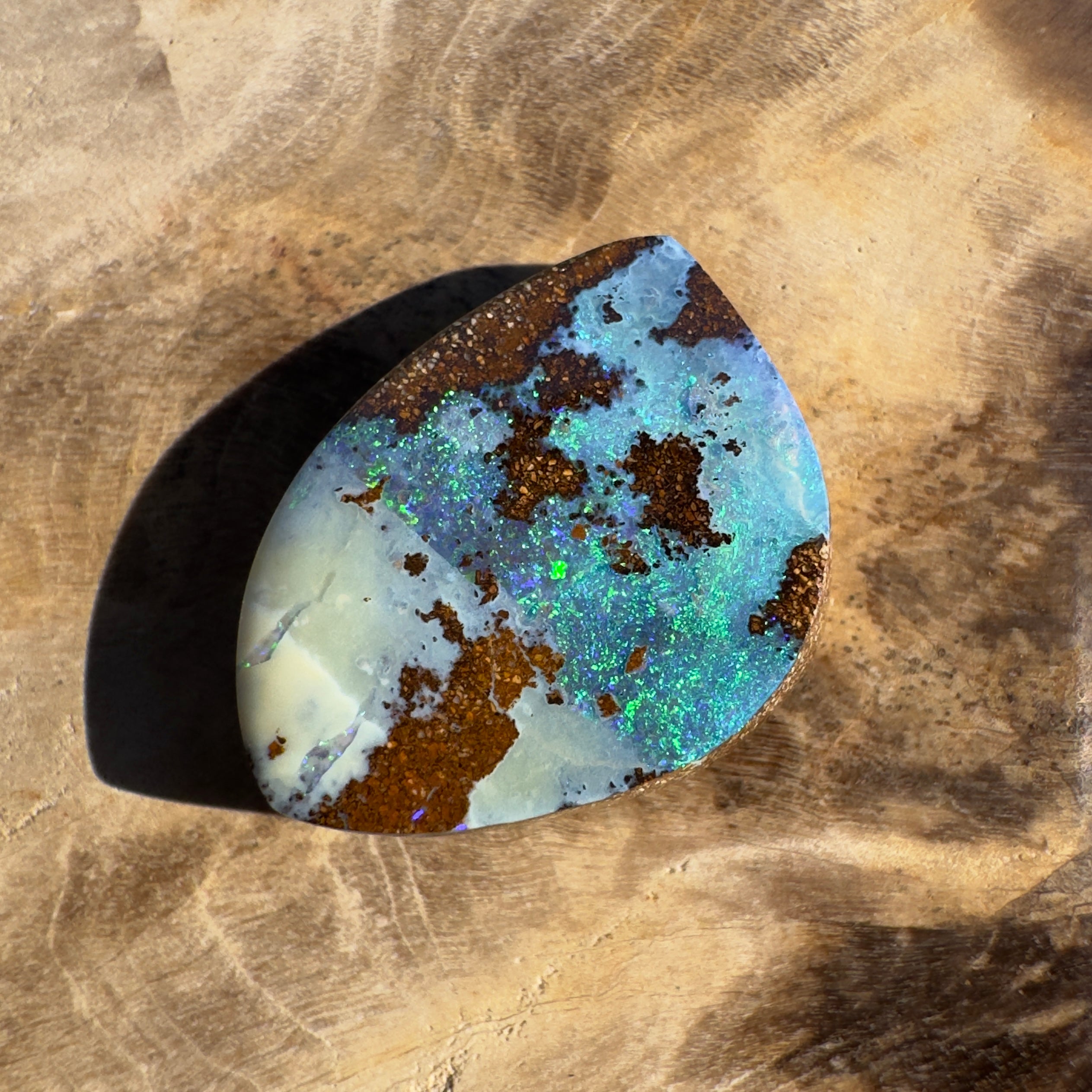 5.5ct Queensland Boulder Opal | Solid Australian Opal | Hand-Cut