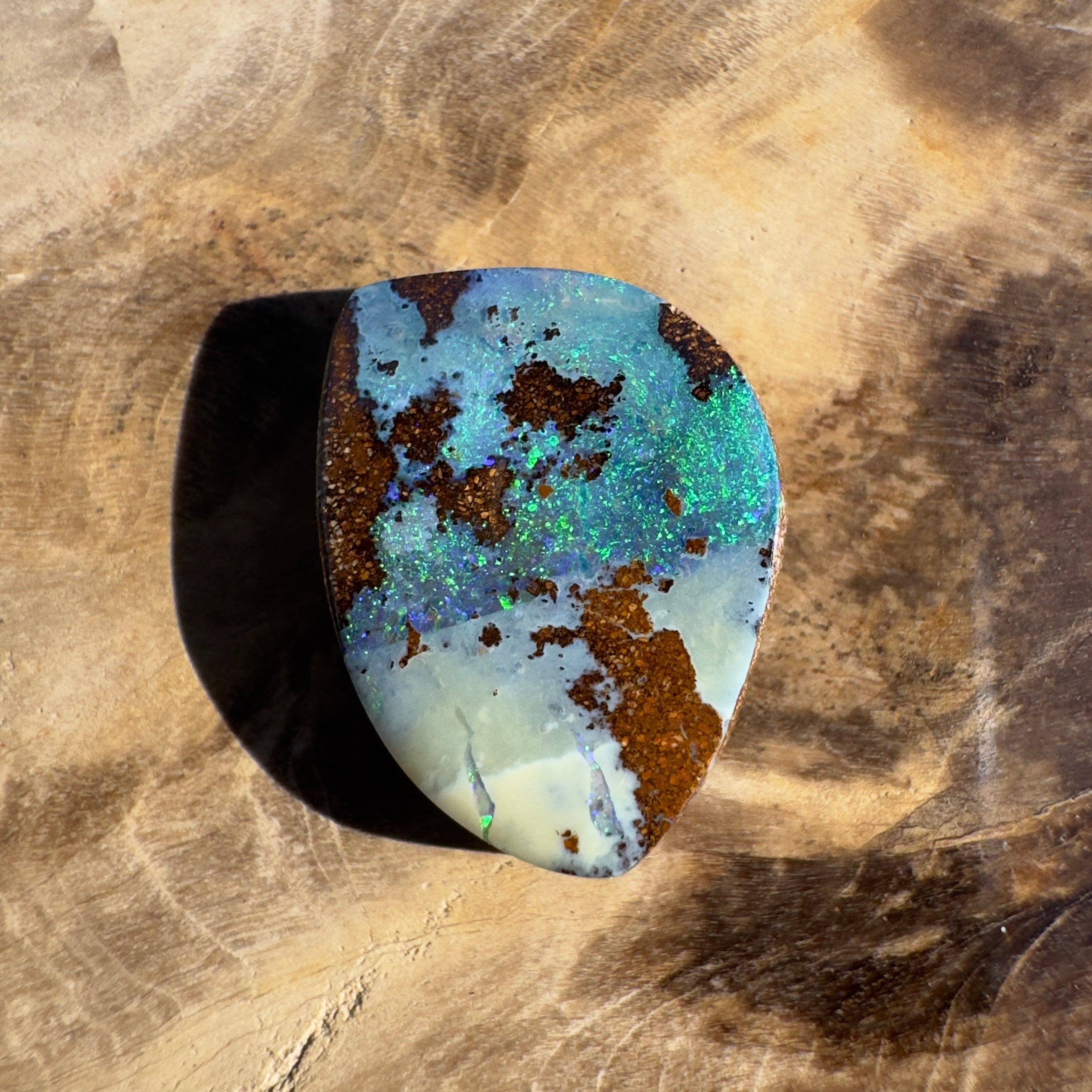 5.5ct Queensland Boulder Opal | Solid Australian Opal | Hand-Cut