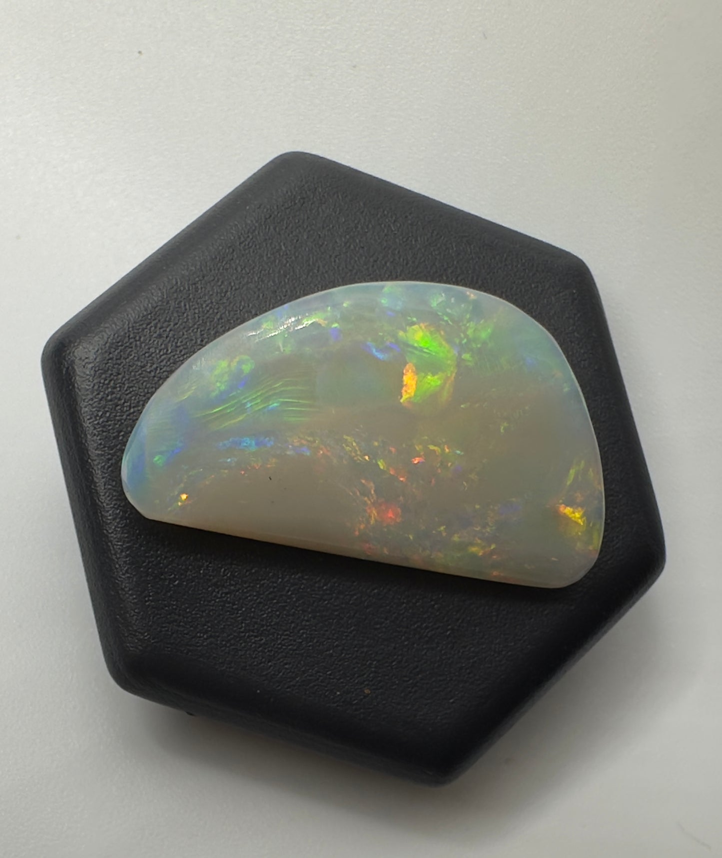 Australian Lightning Ridge Semi Black Opal 3.0carat Solid Hand Cut Luxury - Iona Opal Australia