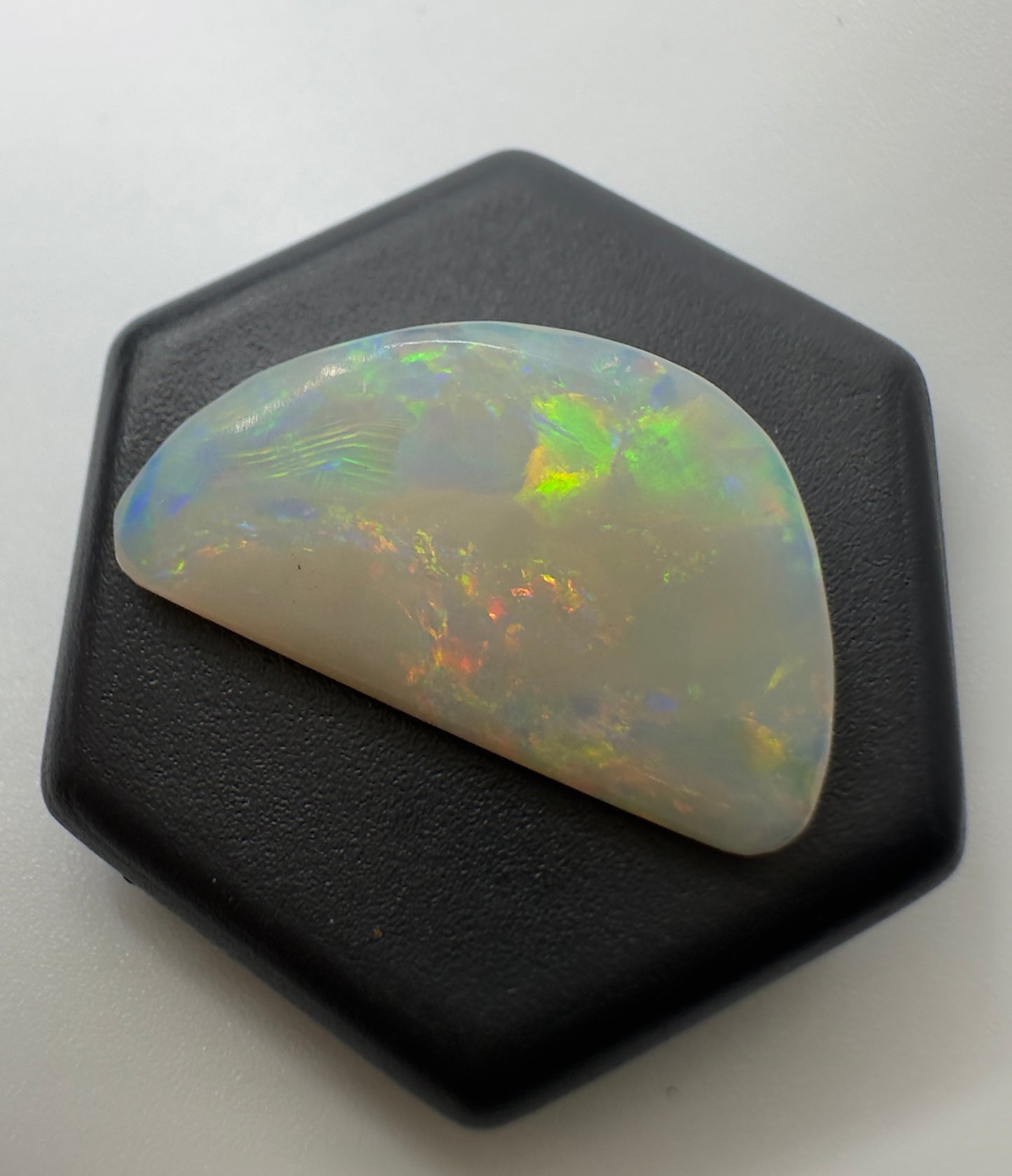 Australian Lightning Ridge Semi Black Opal 3.0carat Solid Hand Cut Luxury - Iona Opal Australia