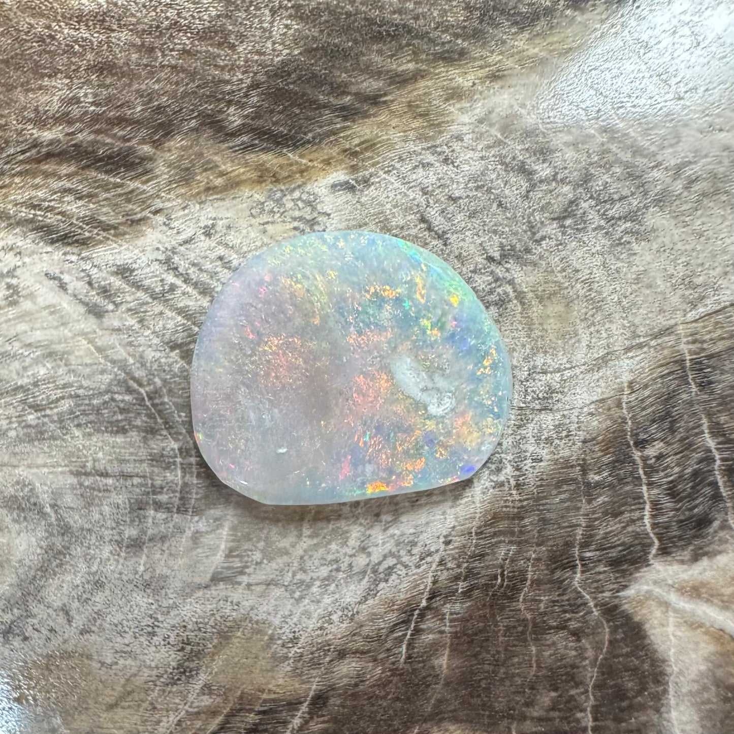 Hand-Cut Solid Lightning Ridge Opal 1.2carat