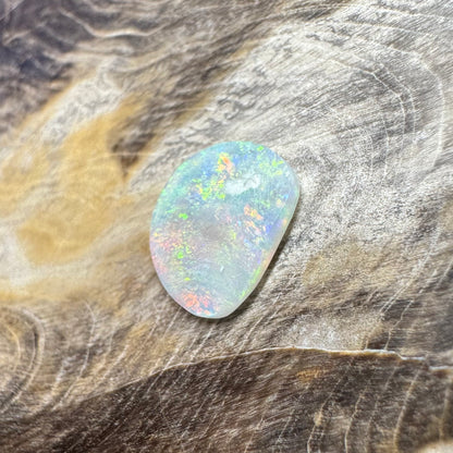 Hand-Cut Solid Lightning Ridge Opal 1.2carat