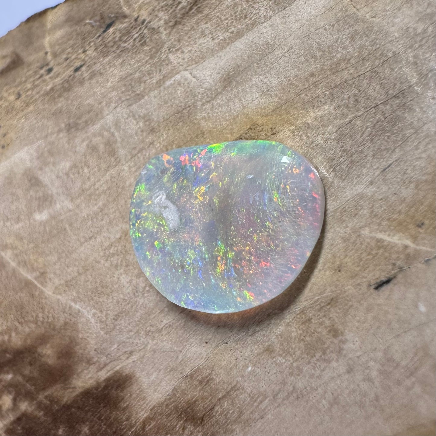 Hand-Cut Solid Lightning Ridge Opal 1.2carat