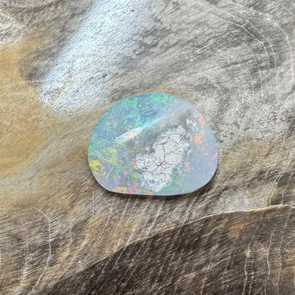 Hand-Cut Solid Lightning Ridge Opal 1.2carat