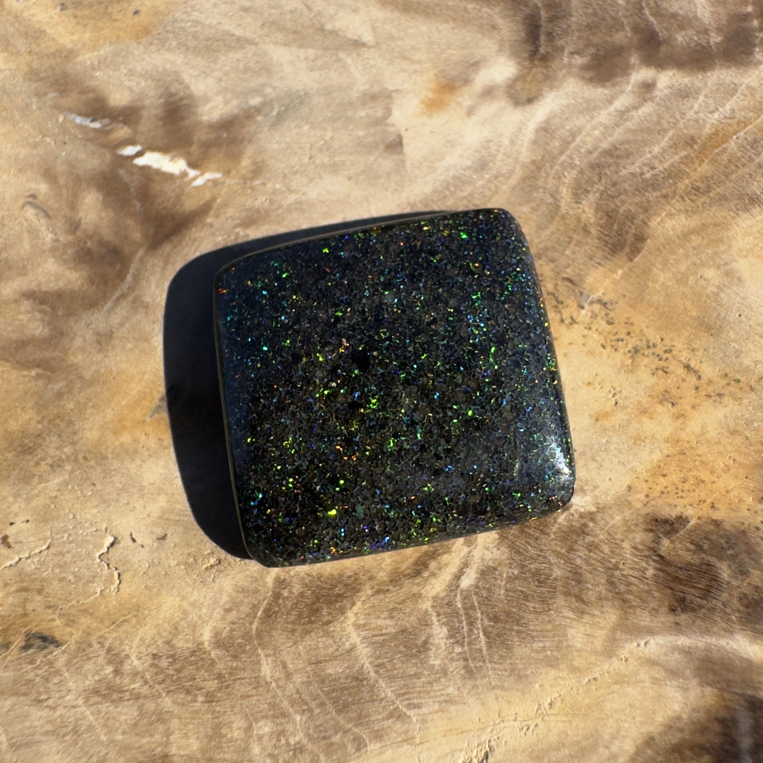 6ct Andamooka Matrix Opal | Solid Australian Opal | Hand-Cut