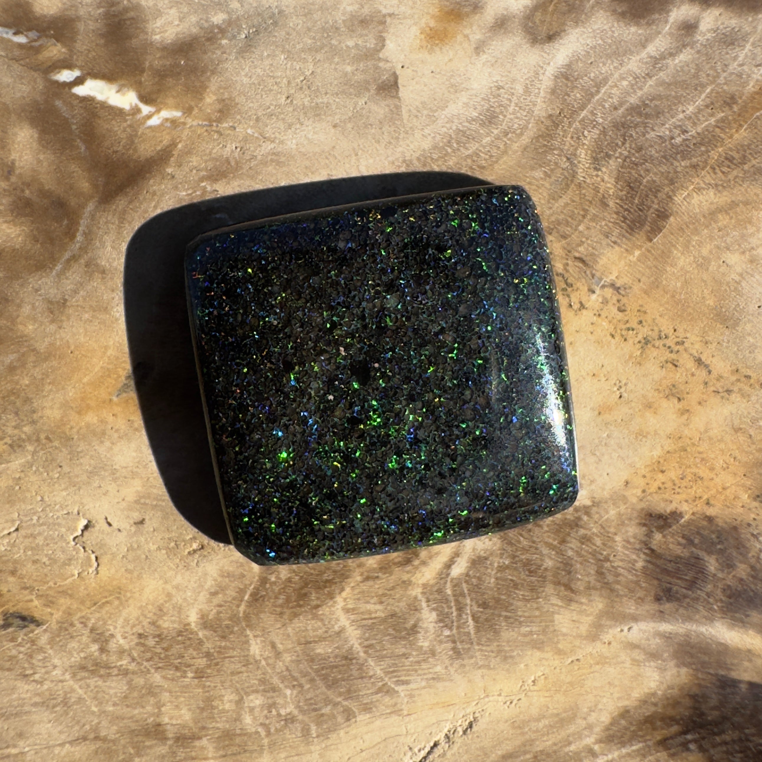 6ct Andamooka Matrix Opal | Solid Australian Opal | Hand-Cut